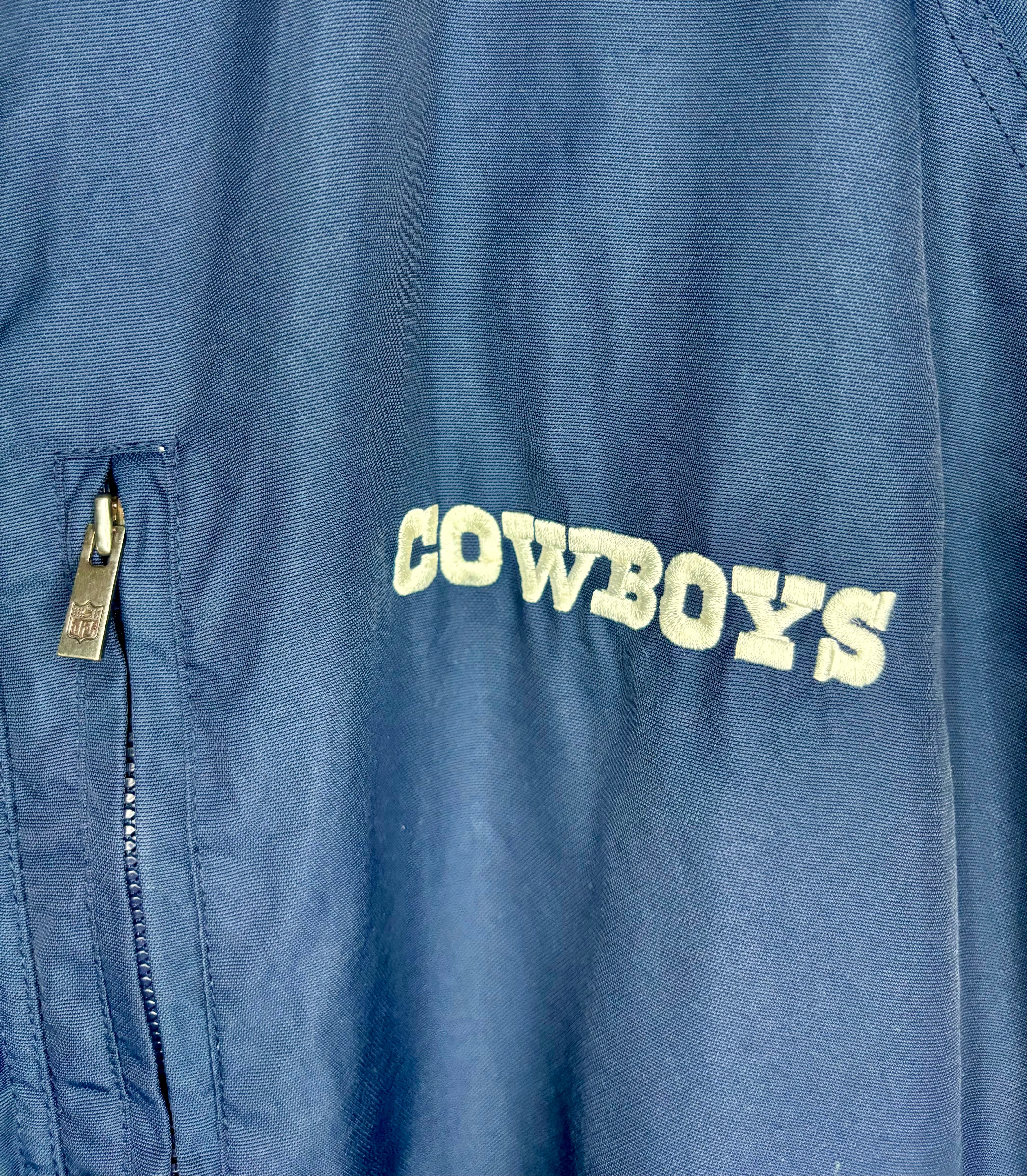 Reebok NFL Vintage Dallas Cowboys Winterjacke Blau Größe XXL