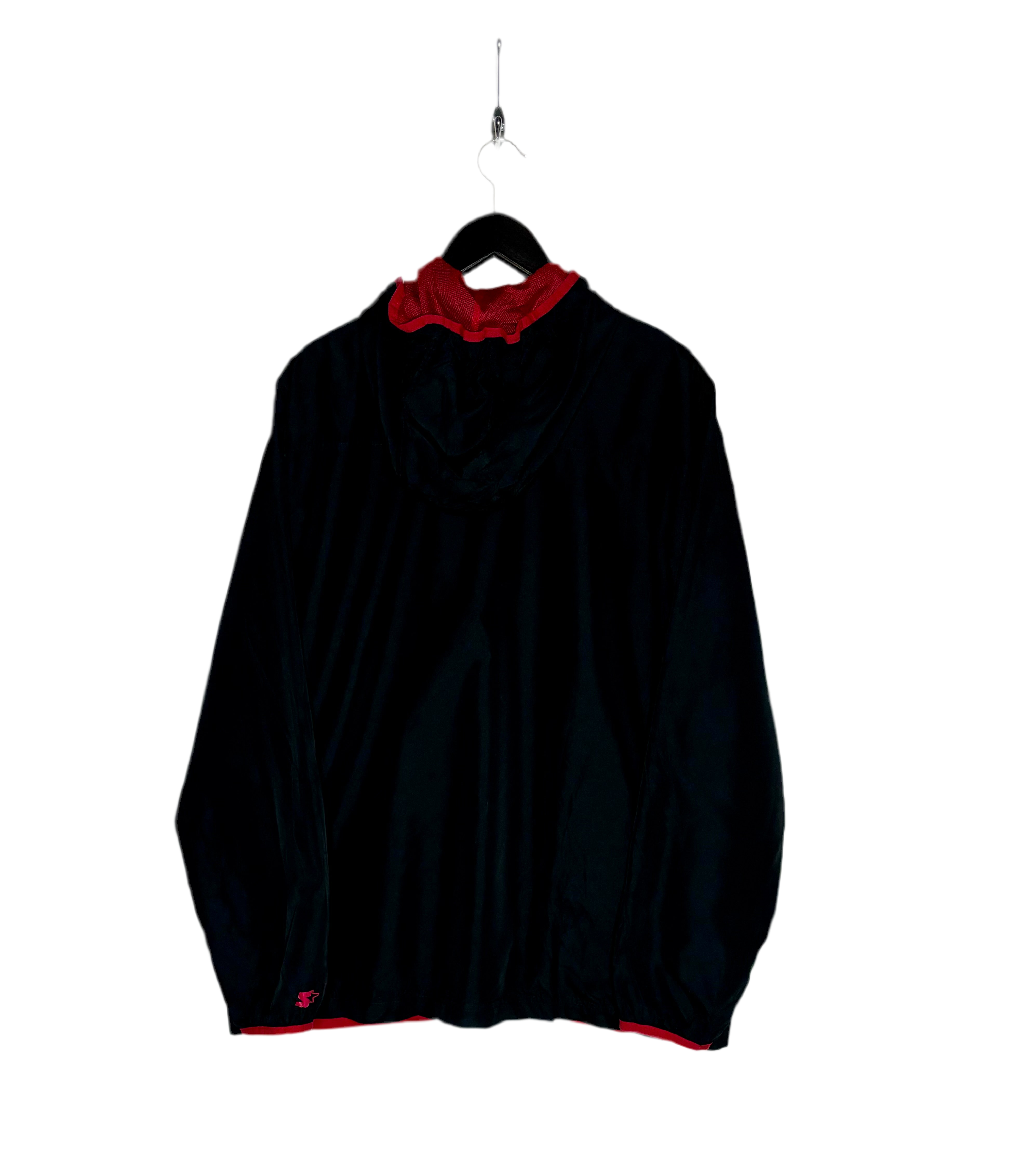 Starter Vintage Trainingsjacke Rot/Schwarz Größe XL