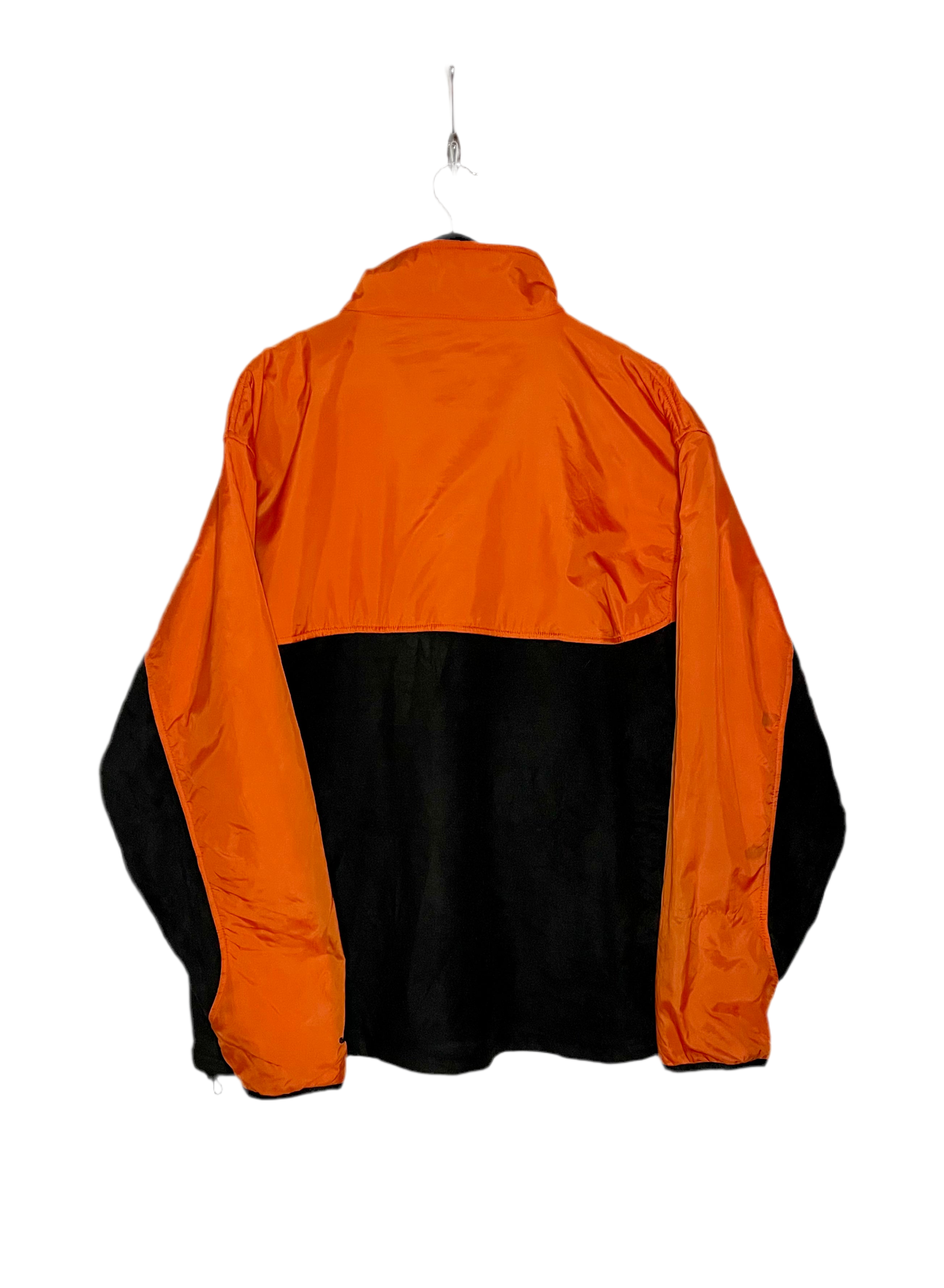 LEE MLB Vintage Fleece Jacke New York Mets Orange/Schwarz Größe XL