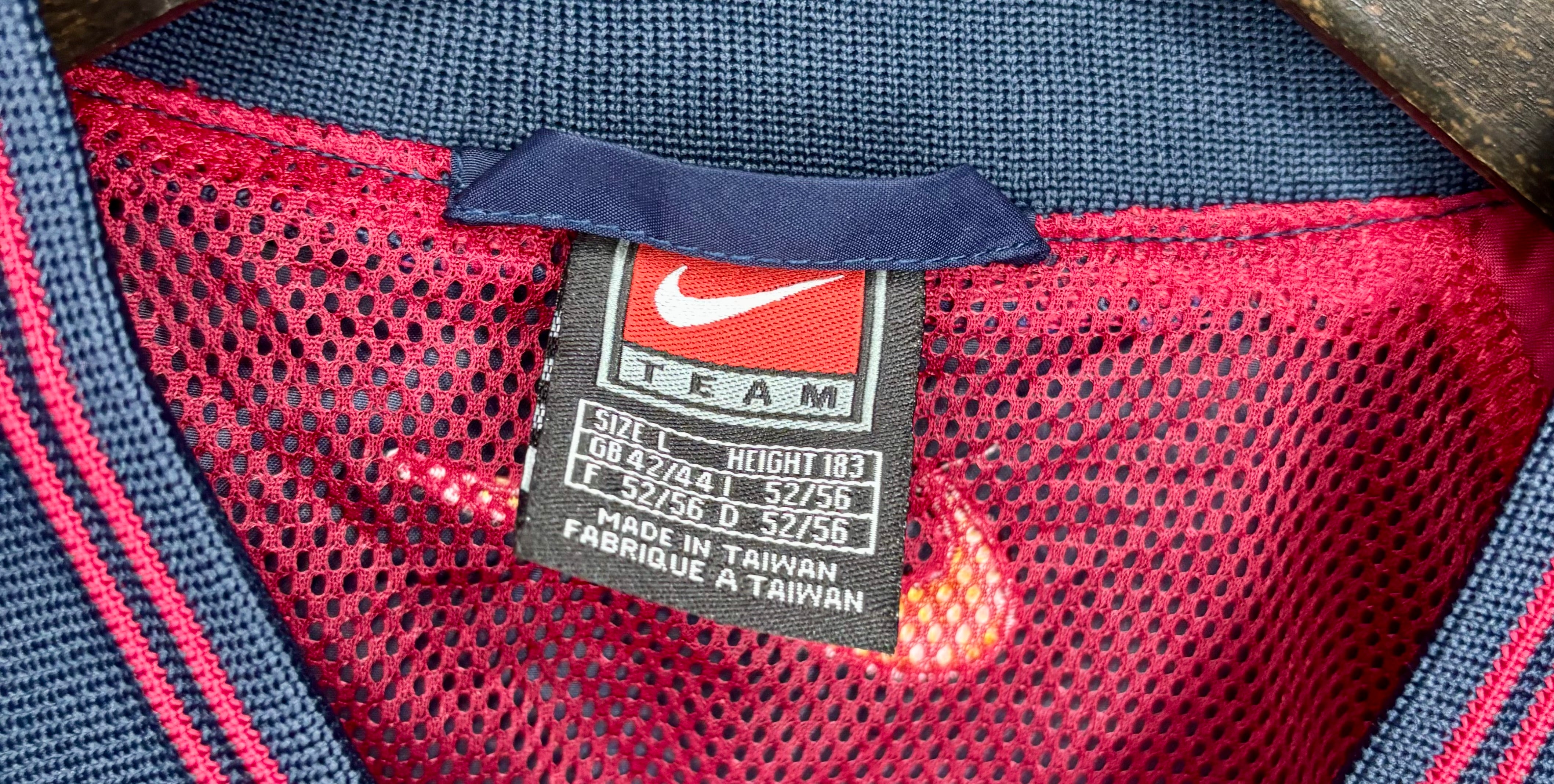 Nike Vintage FC Barcelona Trainingsjacke Rot/Blau Größe L