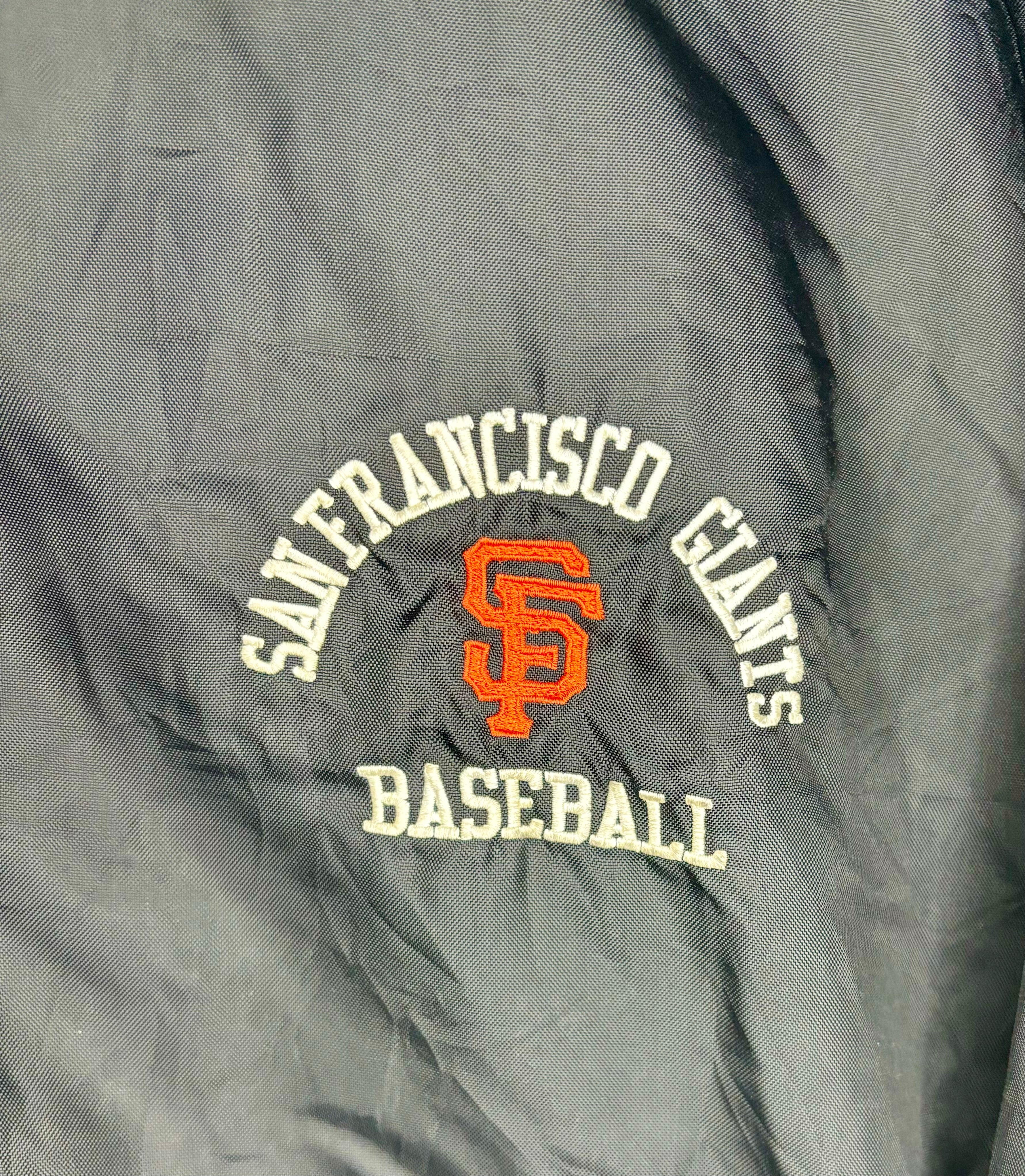 Majestic MLB San Franciso Giants Bomber Jacke Schwarz Größe XL