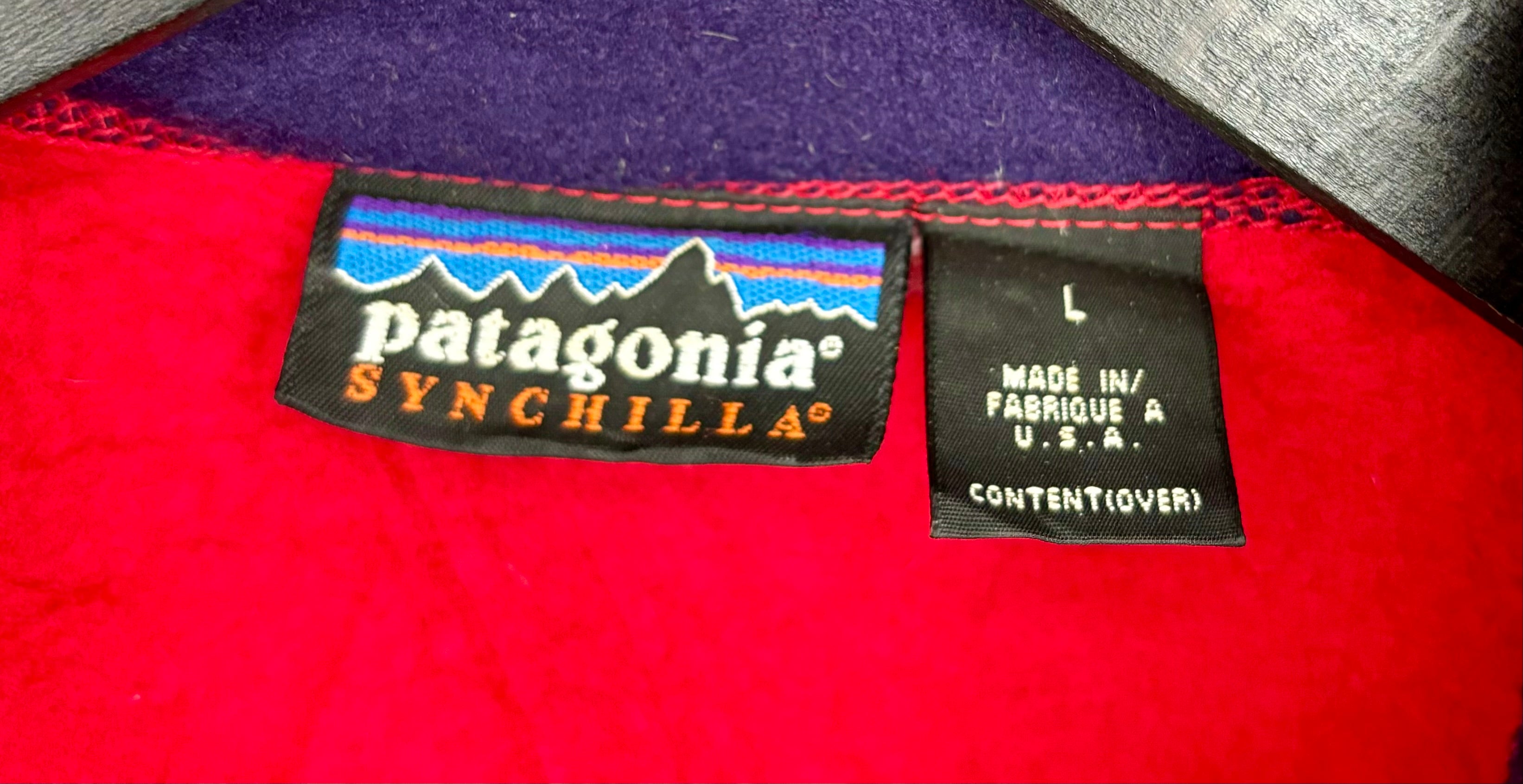 Patagonia Fleece Weste Rot Größe L