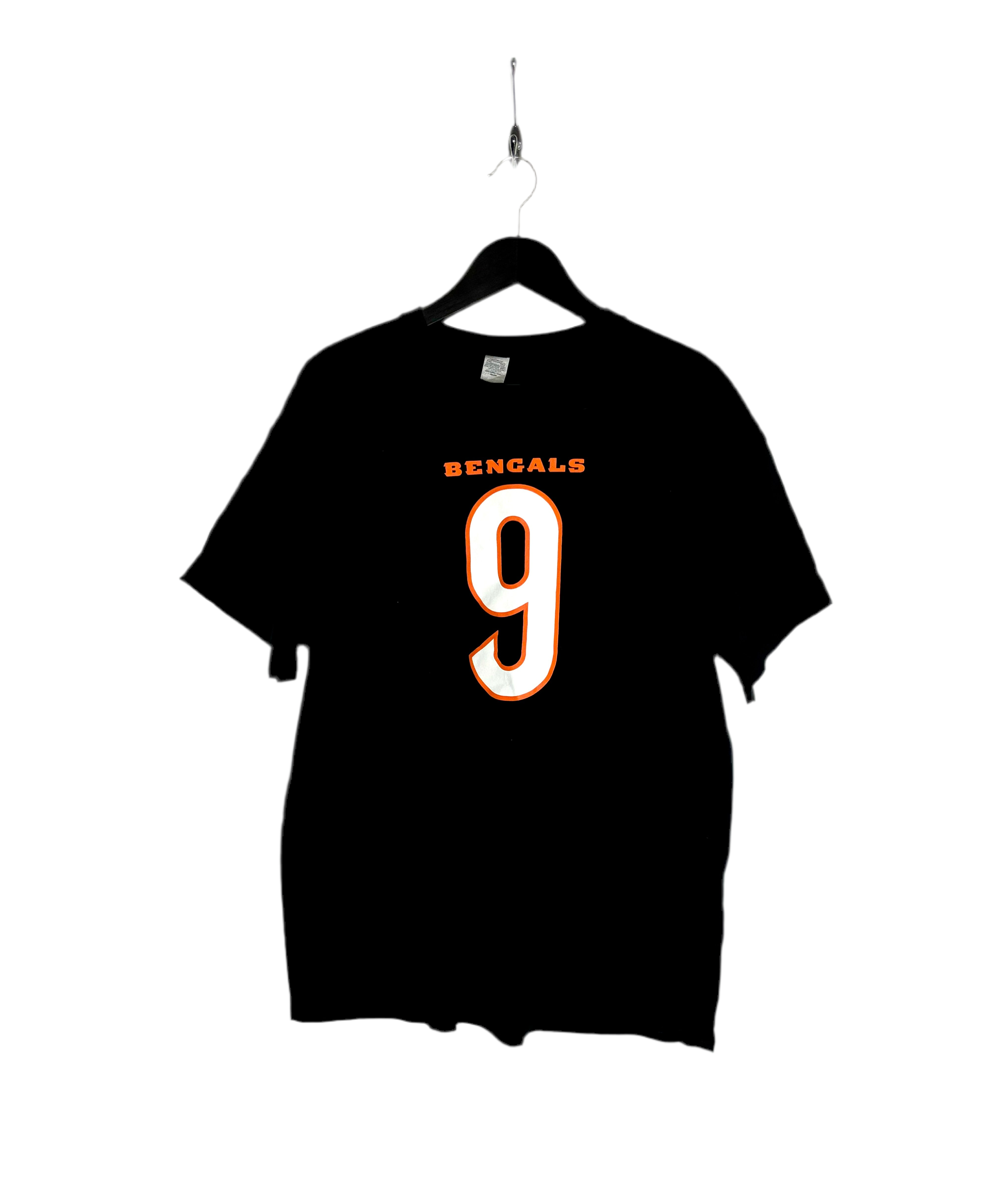 NFL Cincinnati Bengals T-Shirt #9 Joe Burrow Schwarz Größe XL