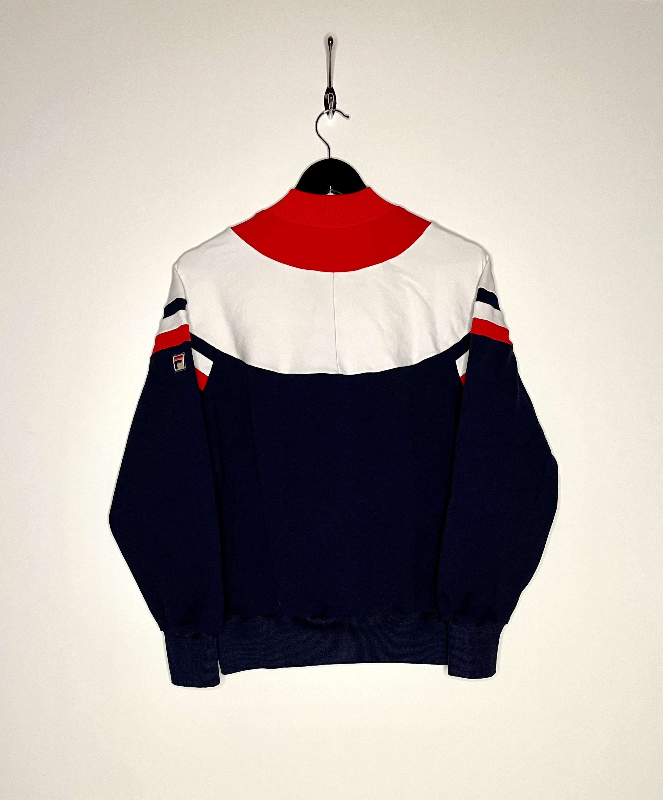 FILA Vintage Trainingsjacke Blau/Rot/Weiß Größe S