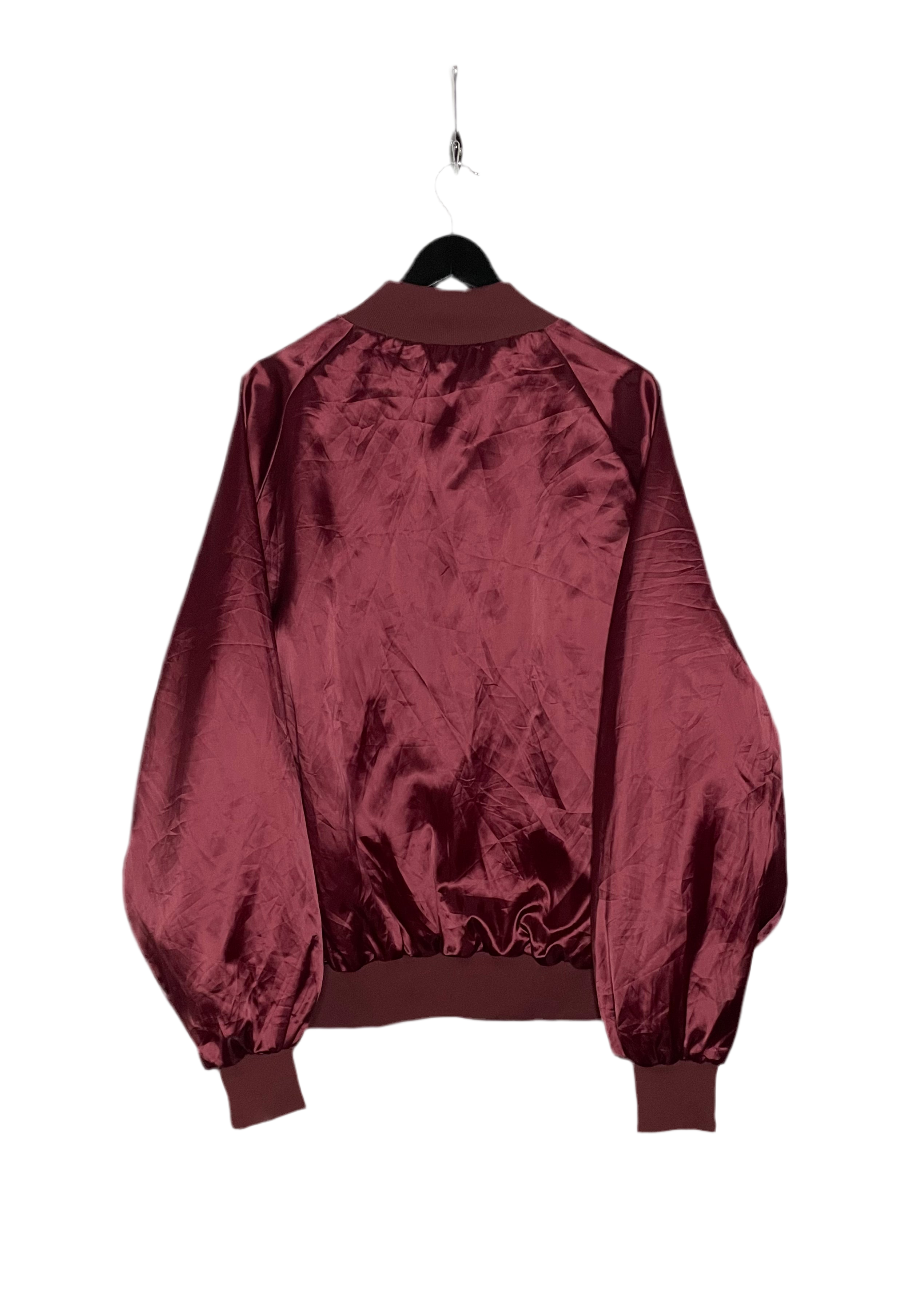 WestArk Vintage Baseball Jacke Dunkelrot Größe 4XL