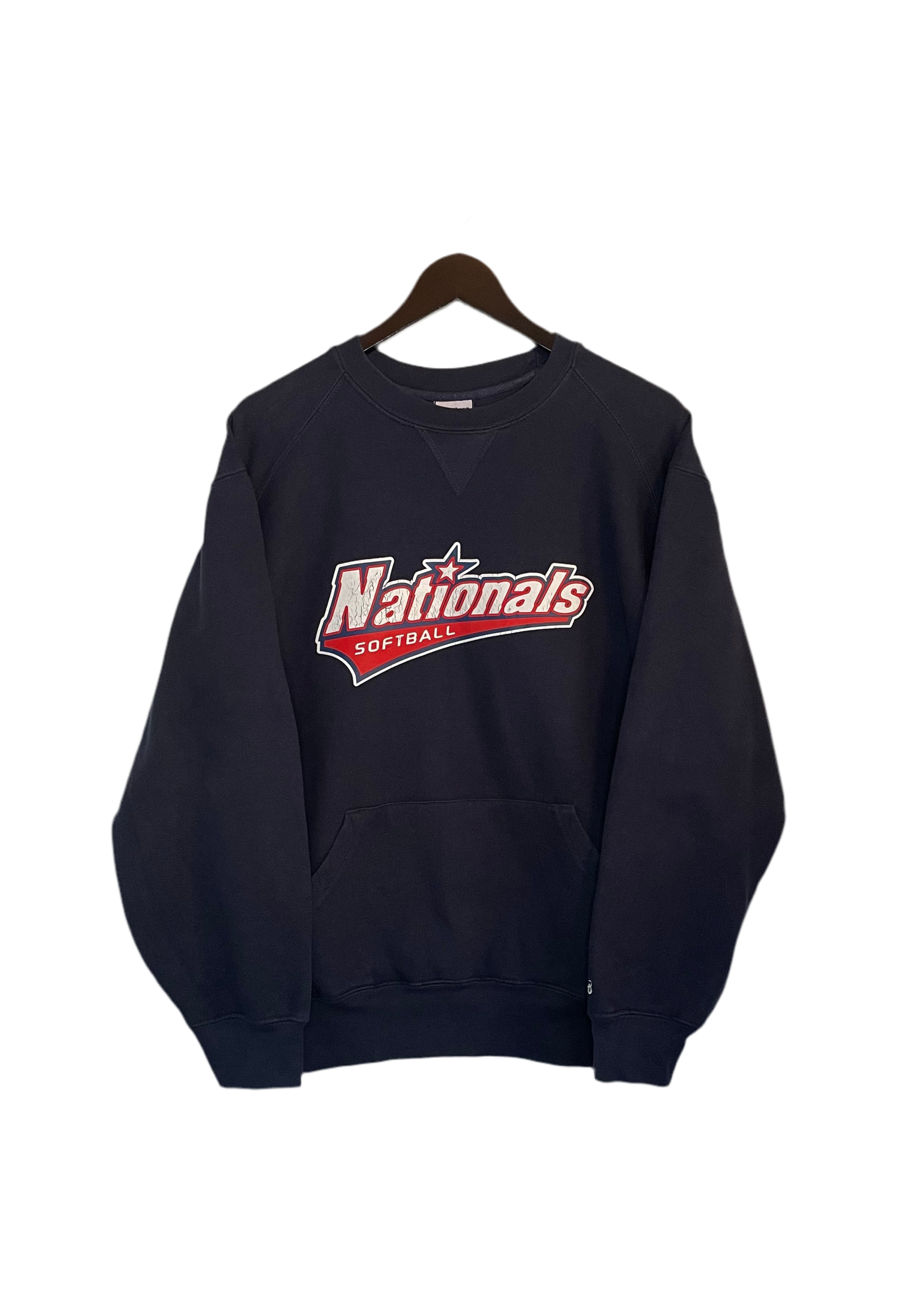 Badger Sport Sweater Nationals Softball Blau Größe S