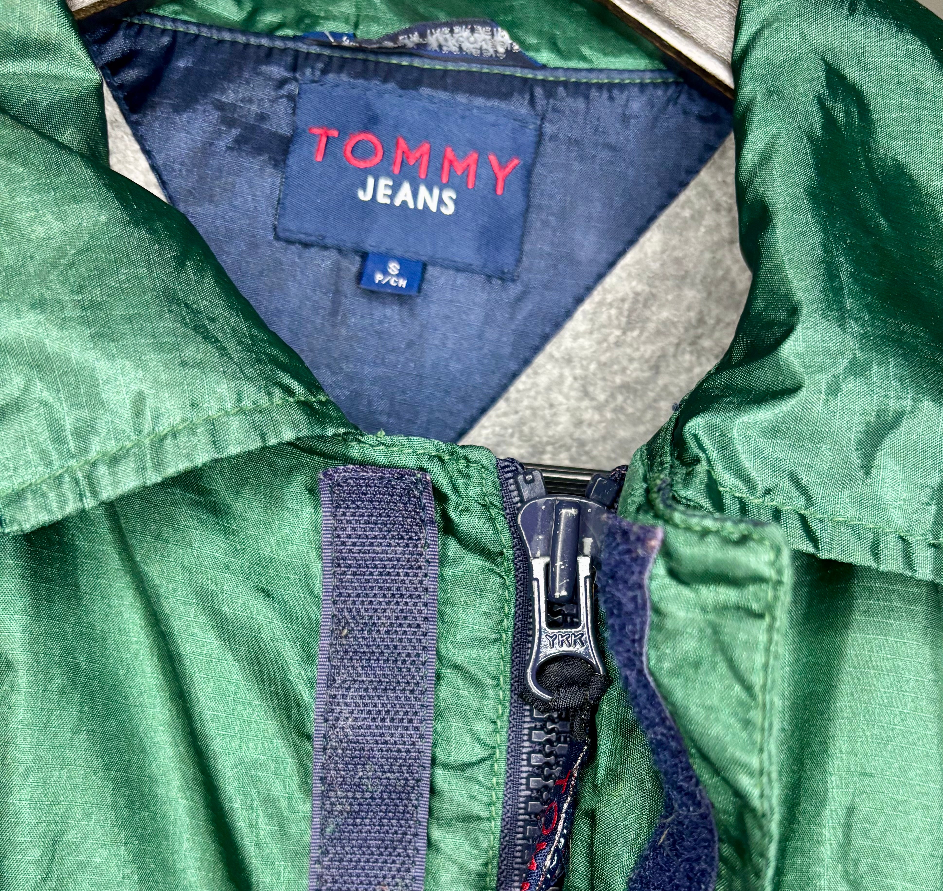 Tommy Jeans Vintage Jacke Grün Größe S