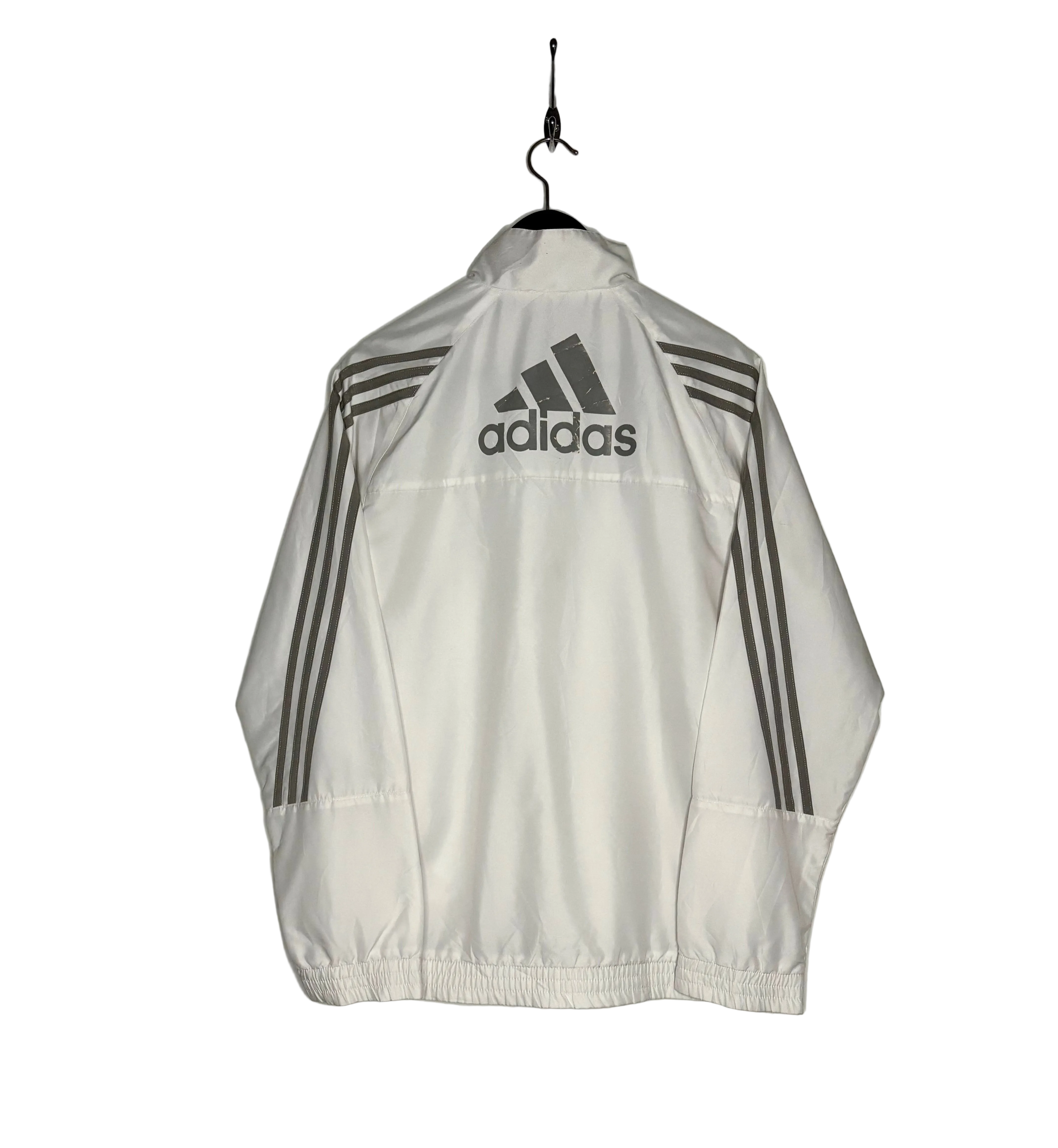 Adidas Vintage Trainingsjacke Weiß Größe L
