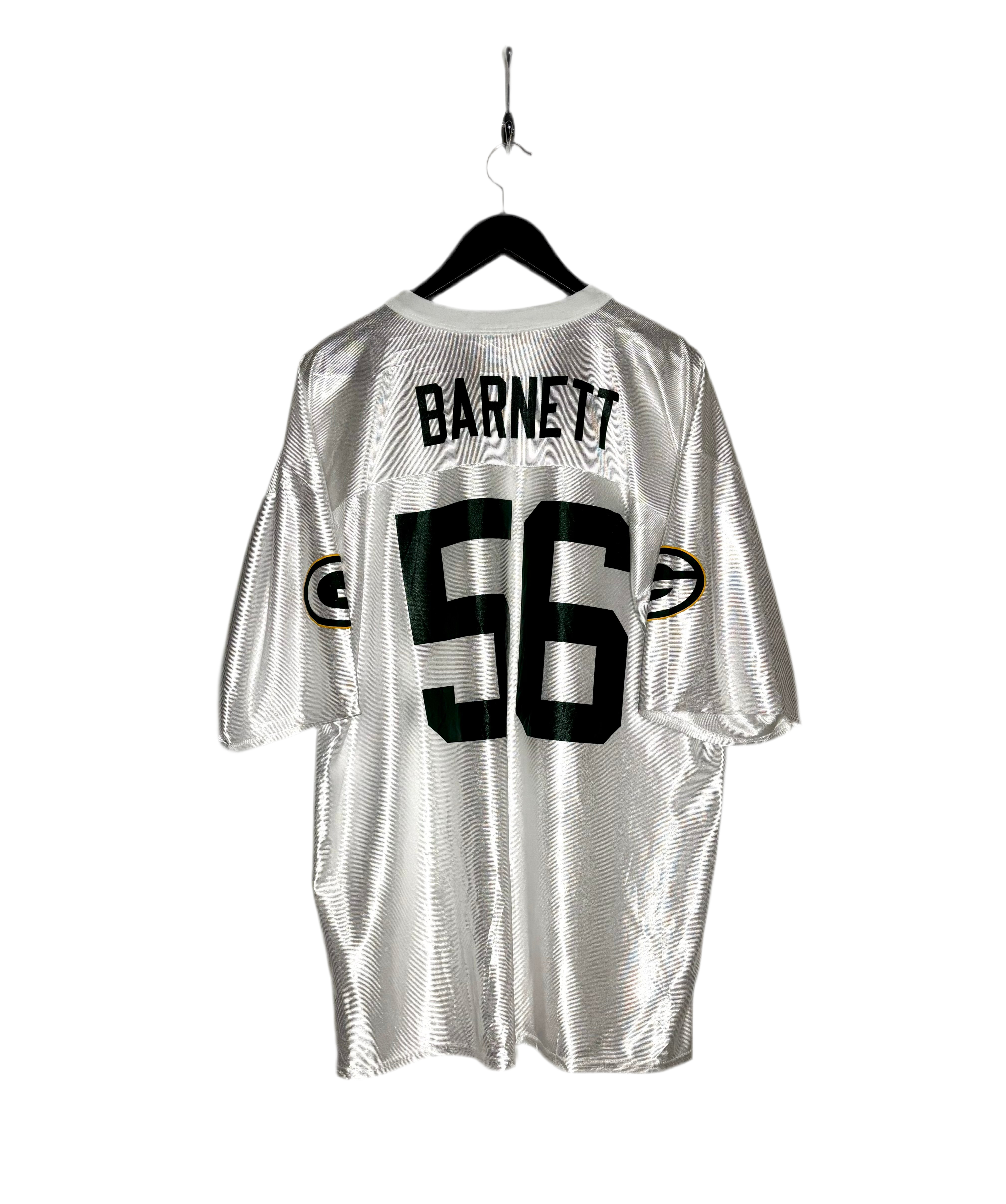 NFL Vintage Green Bay Packers Jersey #56 Nick Barnett Weiß Größe XL