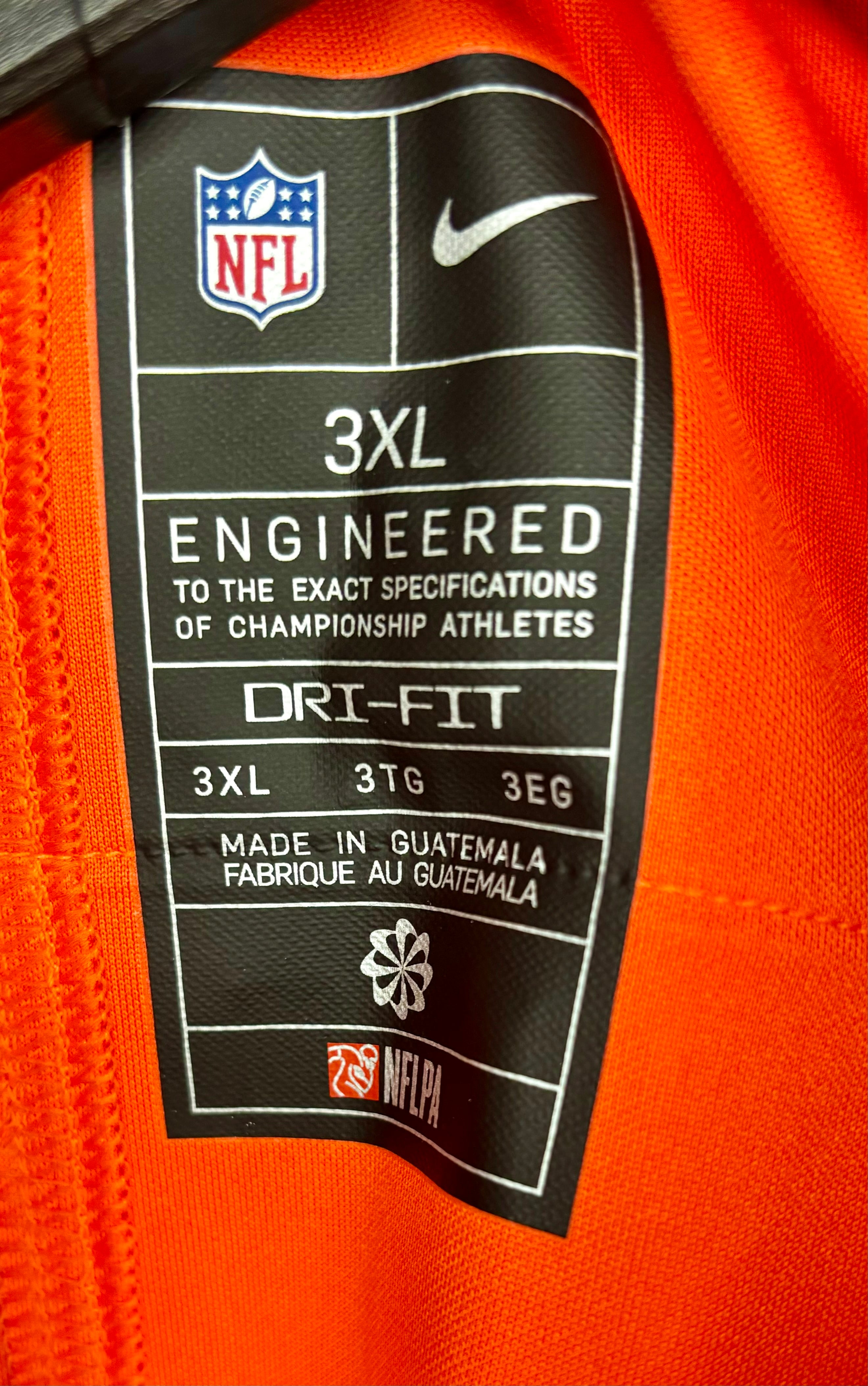Nike NFL Denver Broncos Jersey #3 Russel Wilson Orange Größe XXXL Neu
