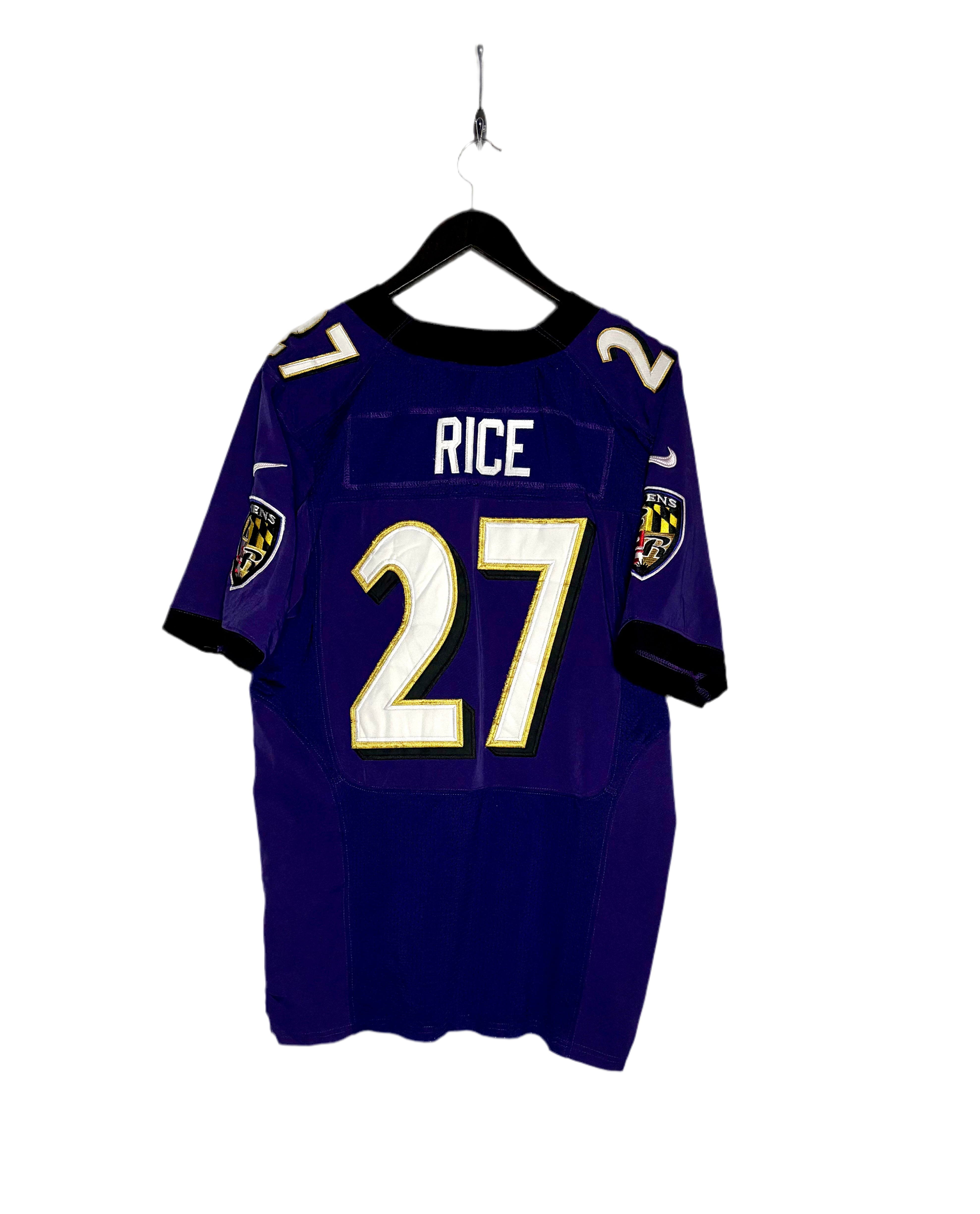 Nike NFL Baltimore Ravens Jersey #27 Ray Rice Lila Größe M