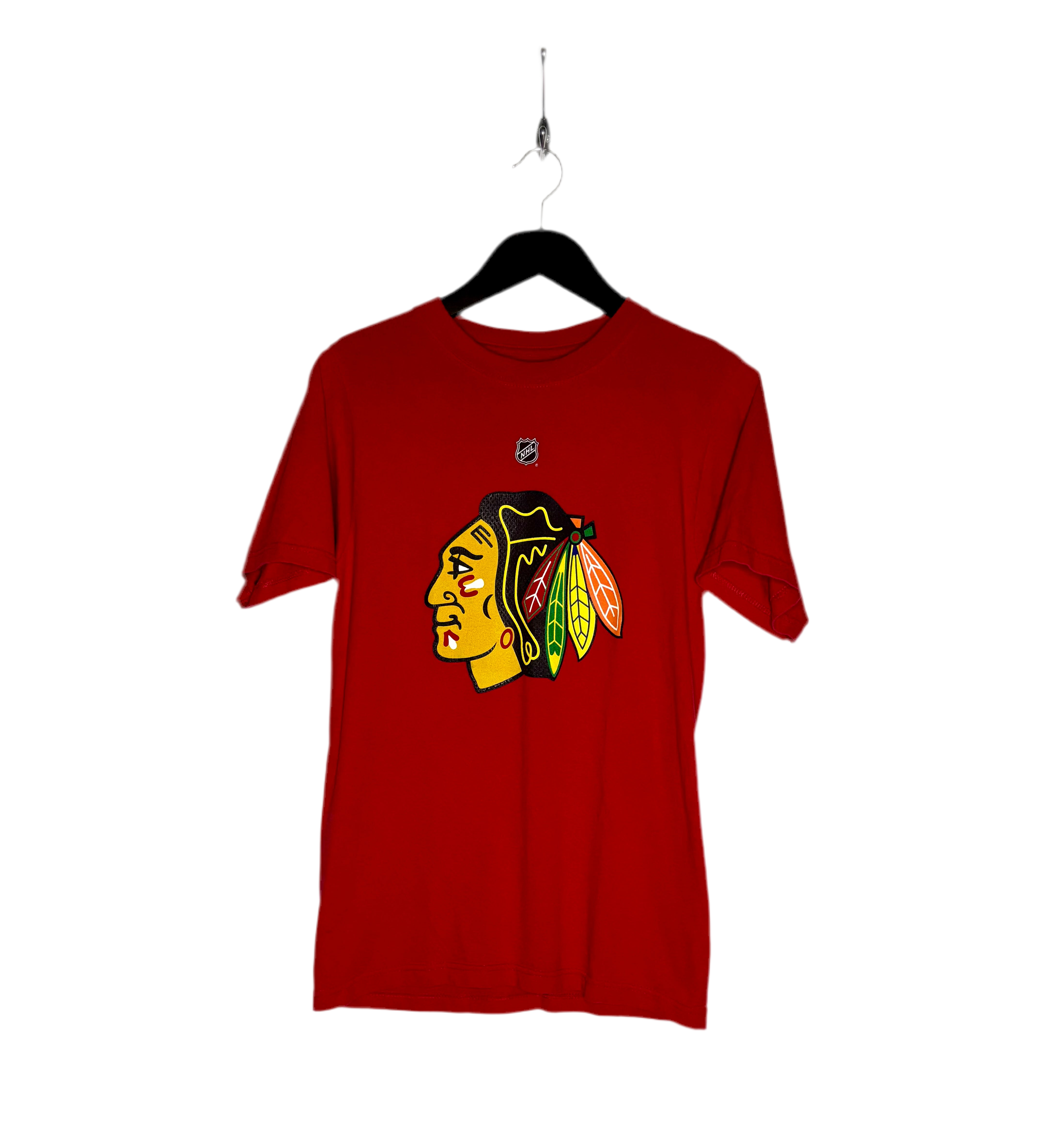 Reebok Chicago Blackhawks NHL T-Shirt #88 Patrick Kane Rot Größe S