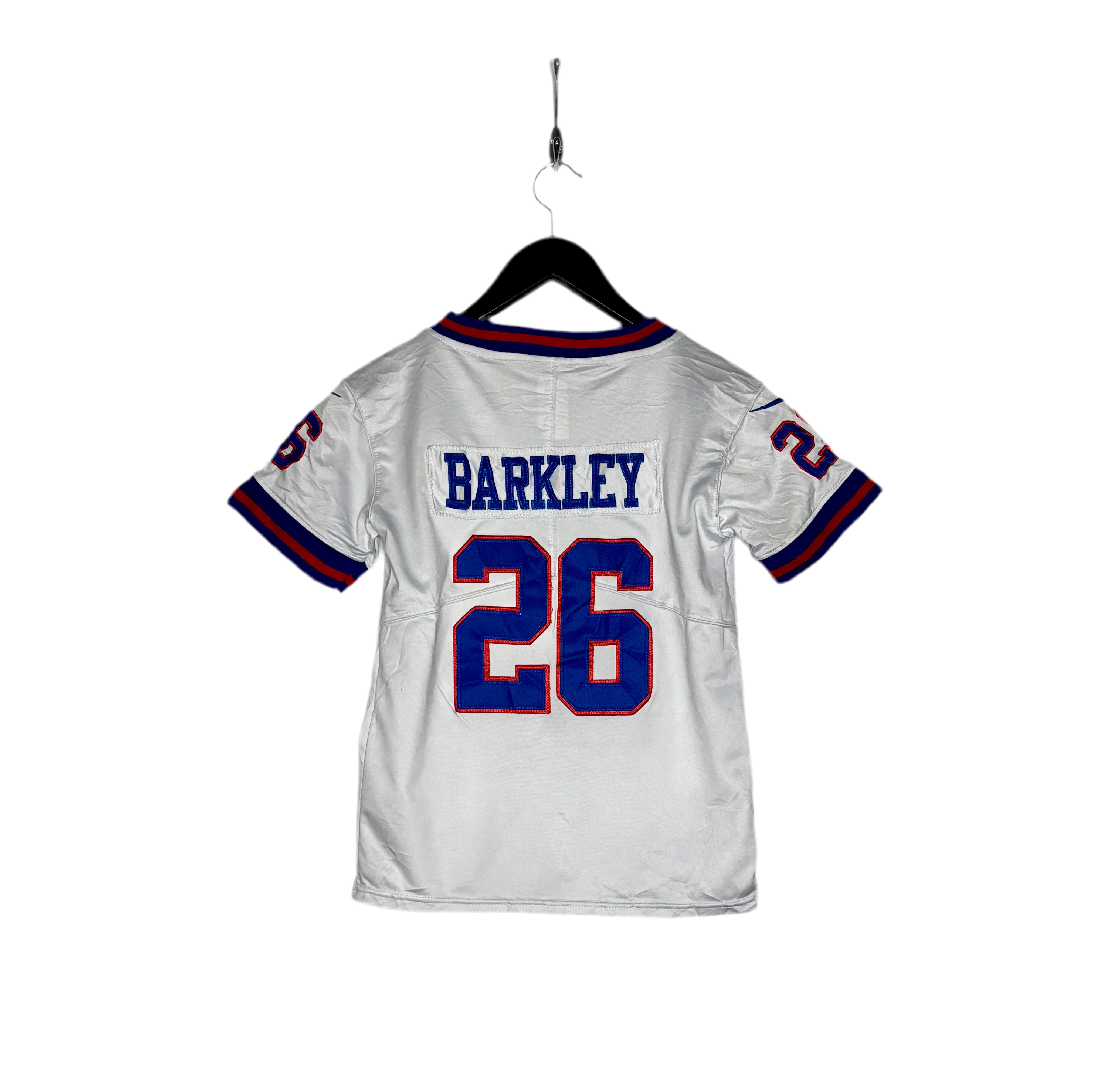 Nike NFL New York Giants Jersey #26 Saquon Barkley Weiß Größe S Kinder
