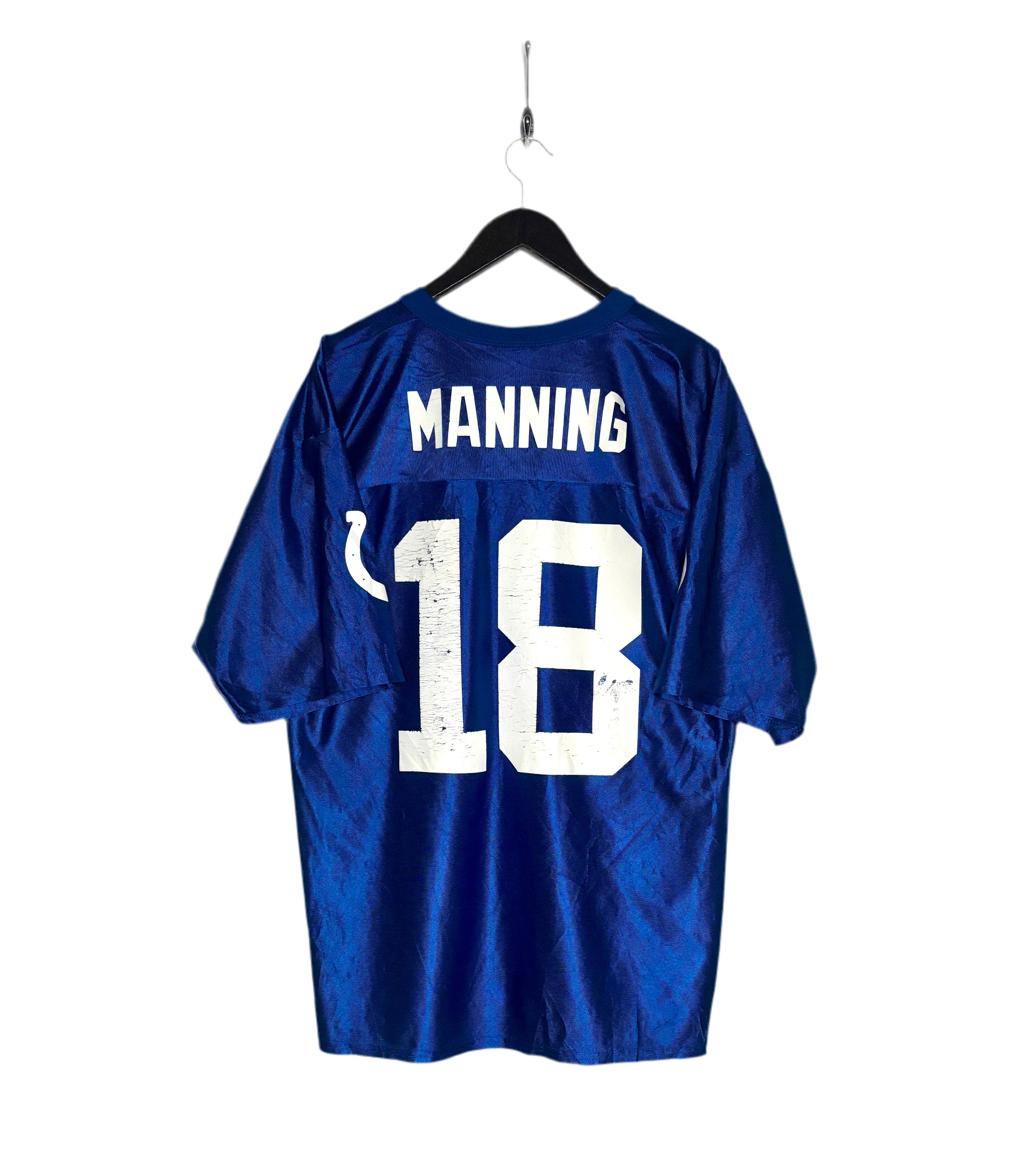 NFL Vintage Indianapolis Colts Jersey #18 Peyton Manning Blau Größe L