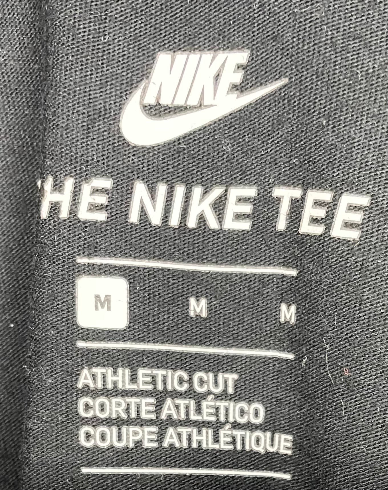 Nike T-Shirt Schwarz Größe M