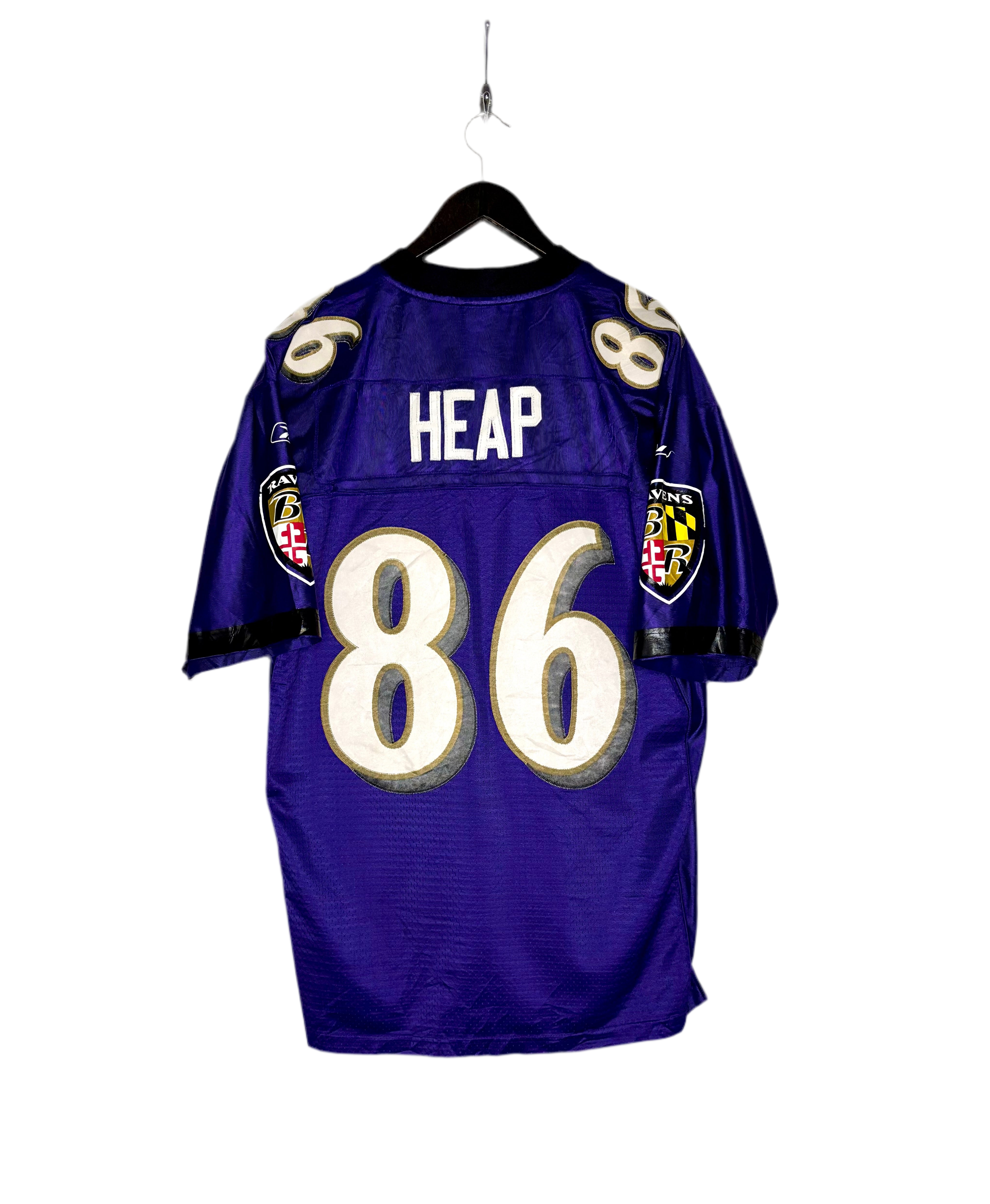 Reebok NFL Vintage Baltimore Ravens Jersey #86 Todd Heap Lila Größe L