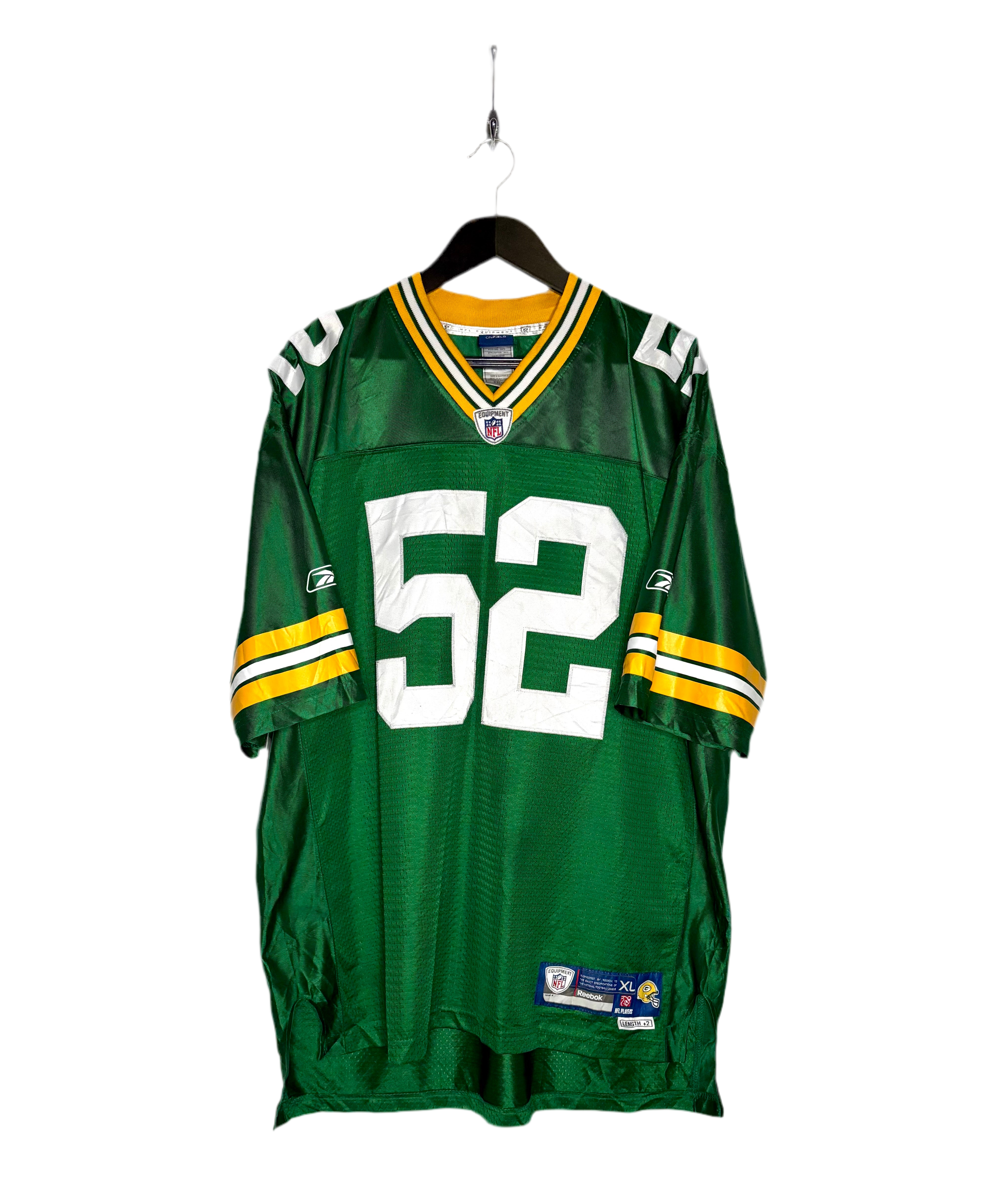 Reebok NFL OnField Green Bay Packers Jersey #52 Clay Matthews Grün Größe XL