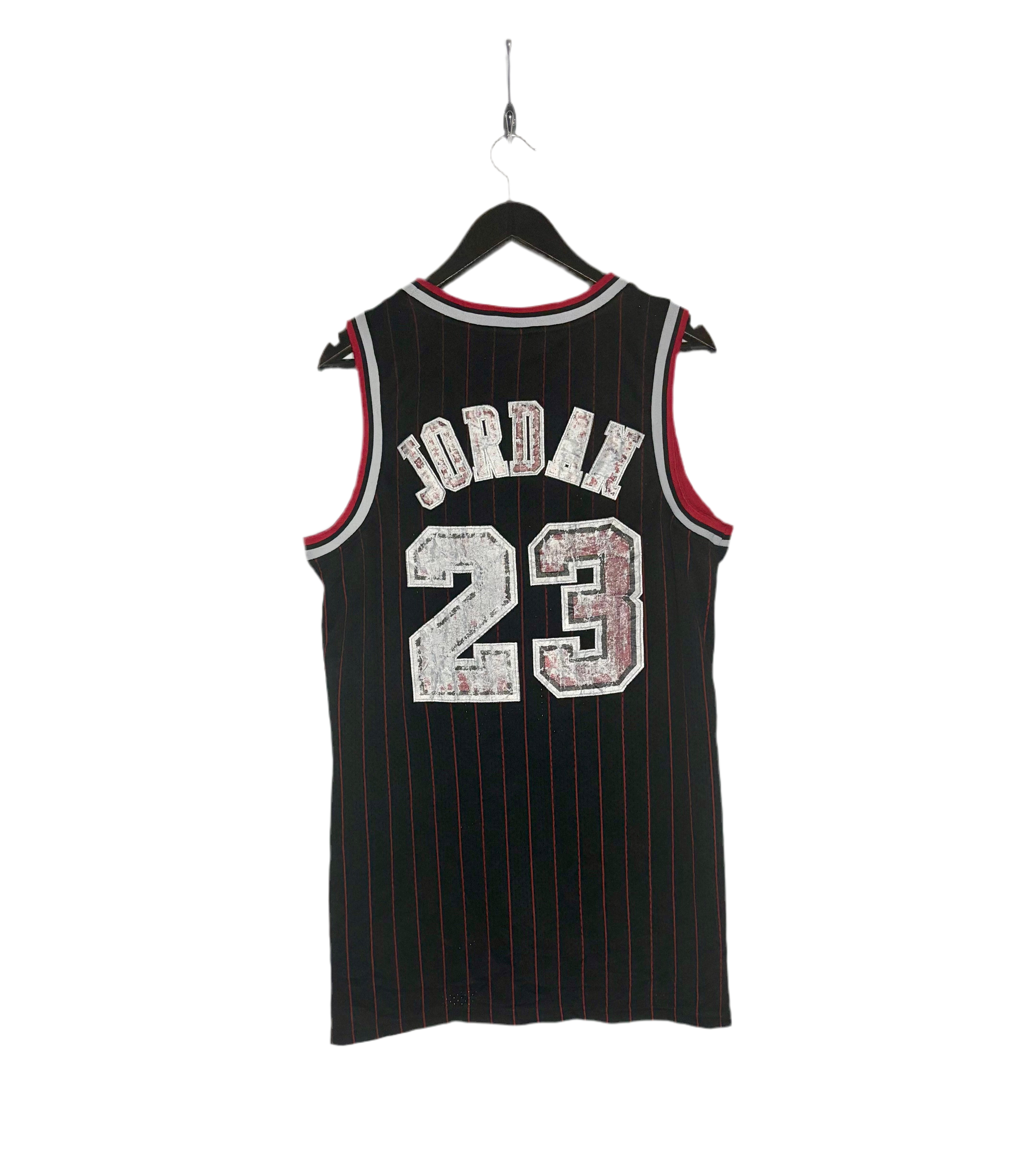 Nike NBA Vintage Chicago Bulls Jersey #23 Michael Jordan Schwarz Größe L
