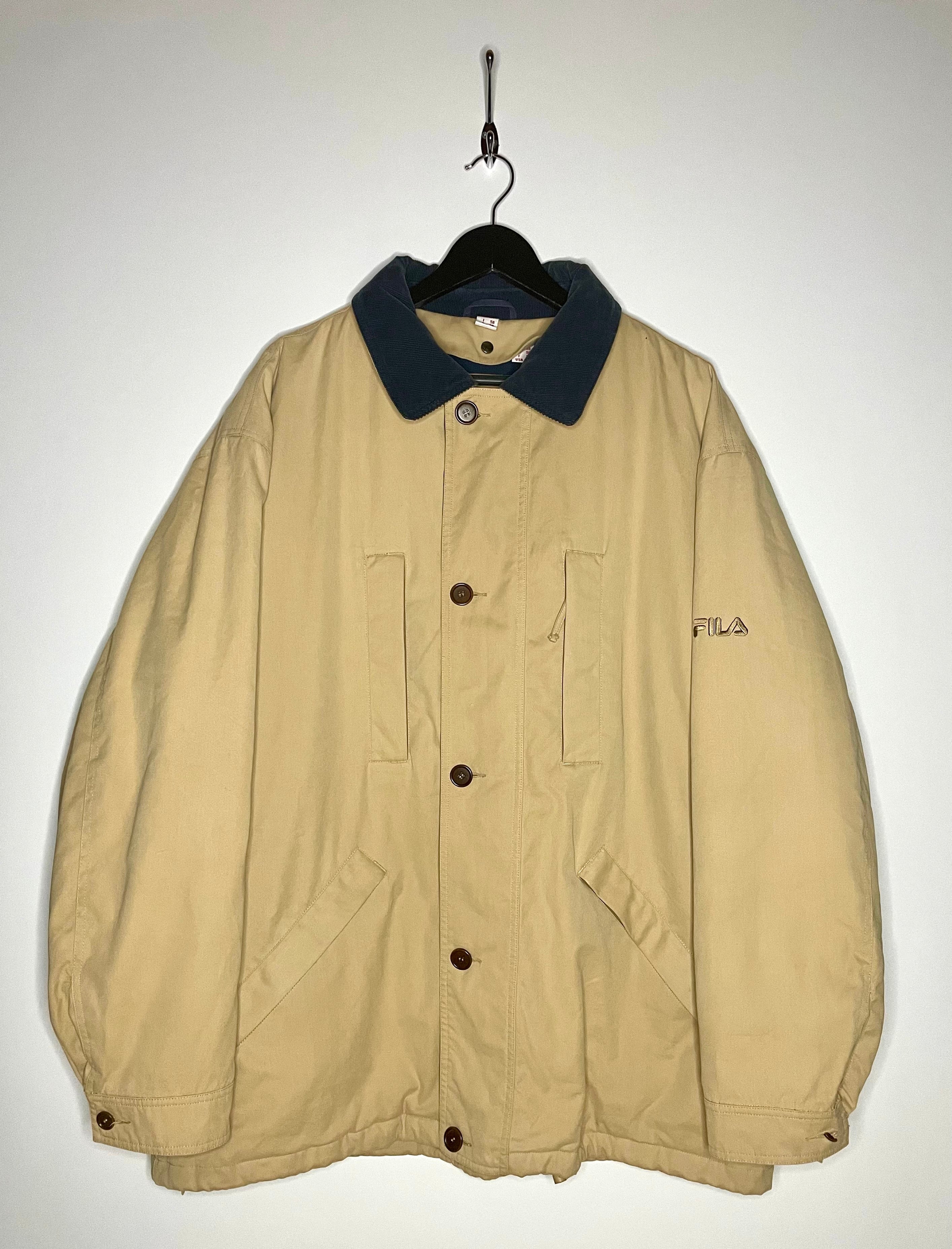 FILA Vintage Jacke Beige Größe XL