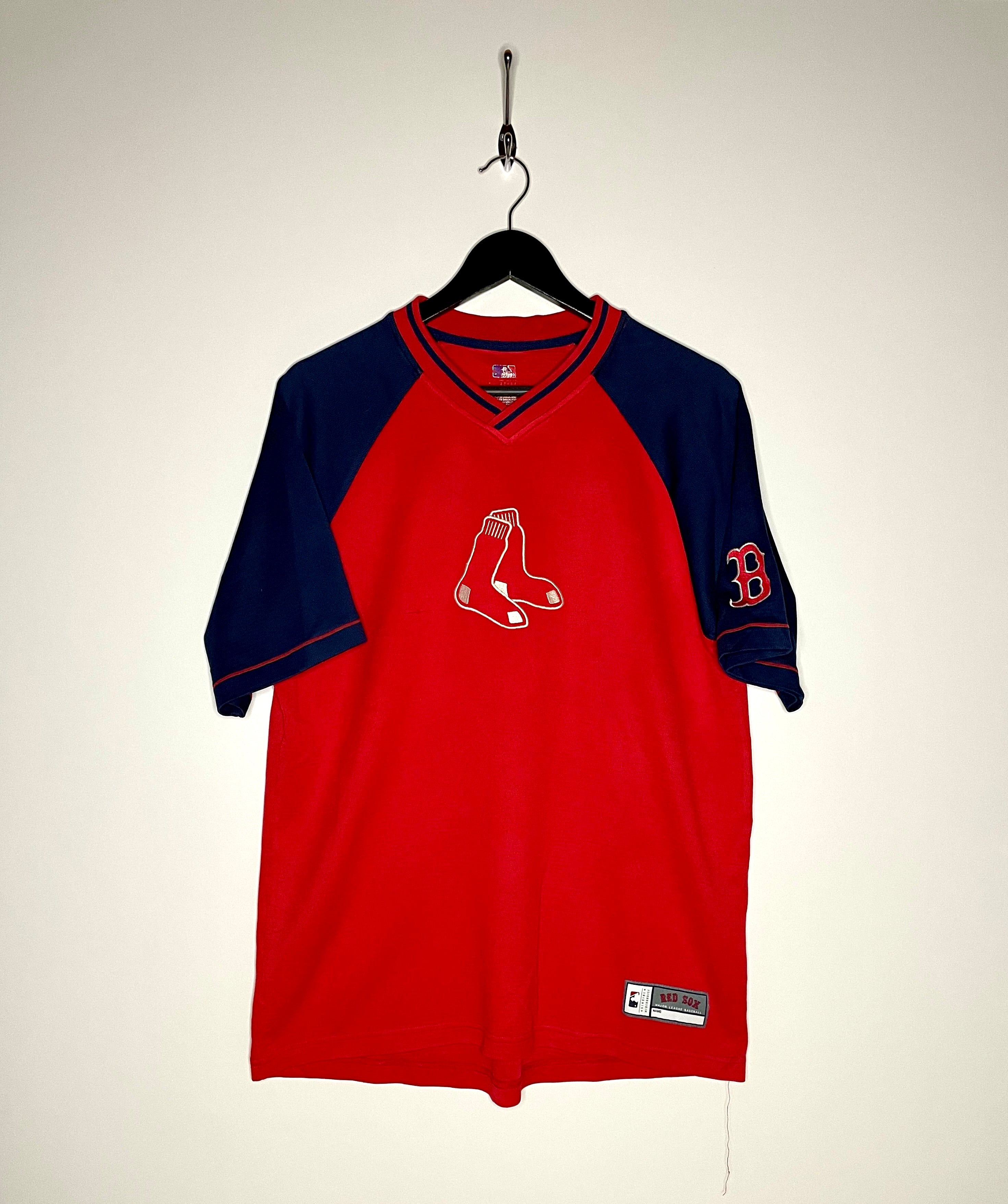 MLB Sportshirt Boston Red Sox Rot/Blau Größe L
