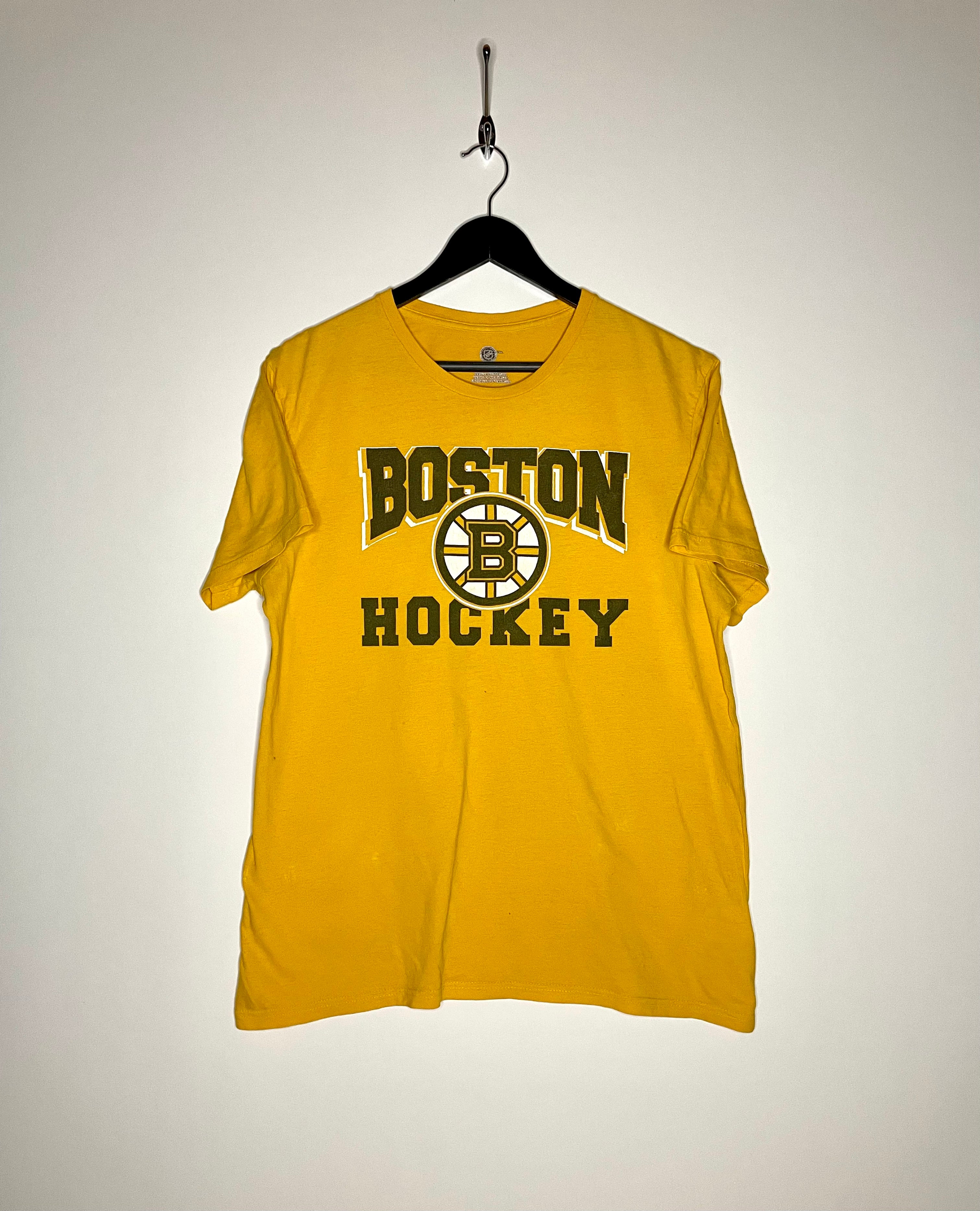 NHL T-Shirt Boston Bruins Gelb Größe L