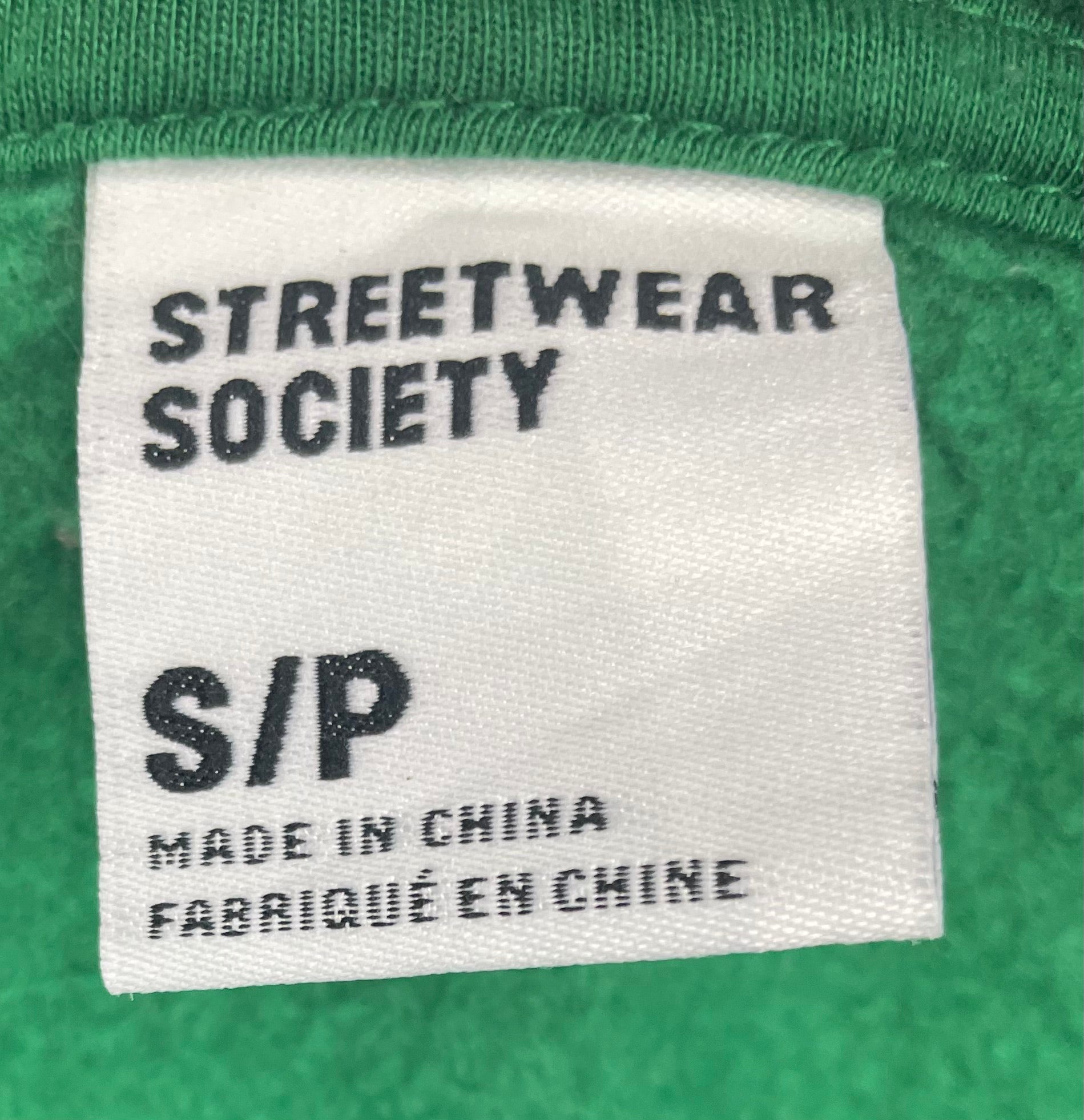 Streetwear Society Sweater University Champions Grün Größe S