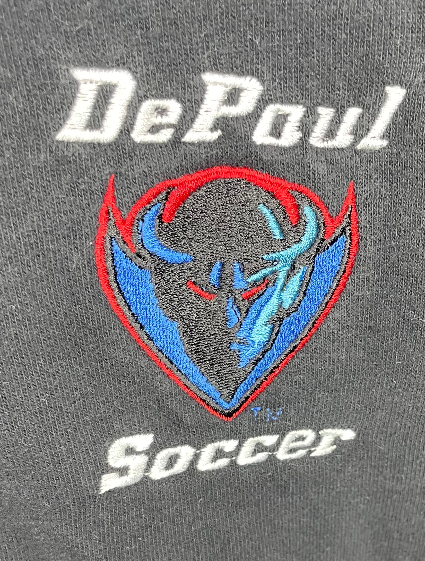 Nike Sweatjacke DePaul Soccer Schwarz Größe L