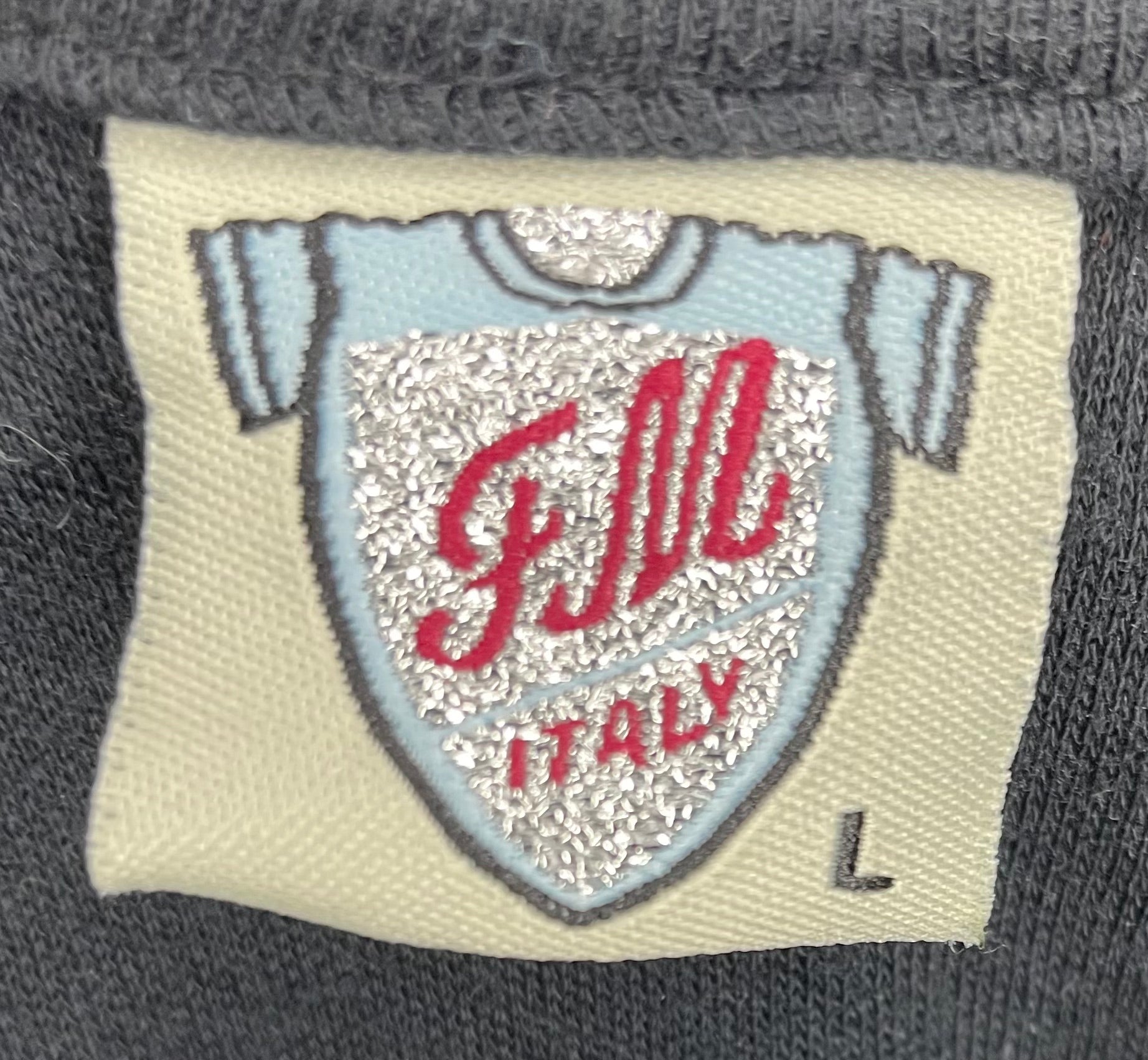 Vintage T-Shirt Rom Italia Schwarz Größe L
