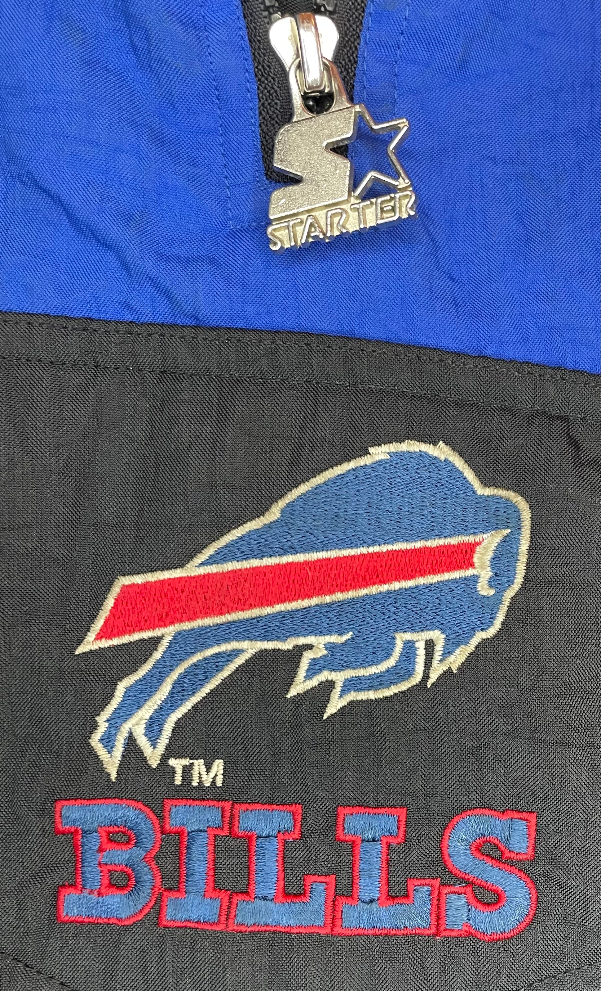 Starter Windbreaker Buffalo Bills Schwarz/Blau/Rot Größe S