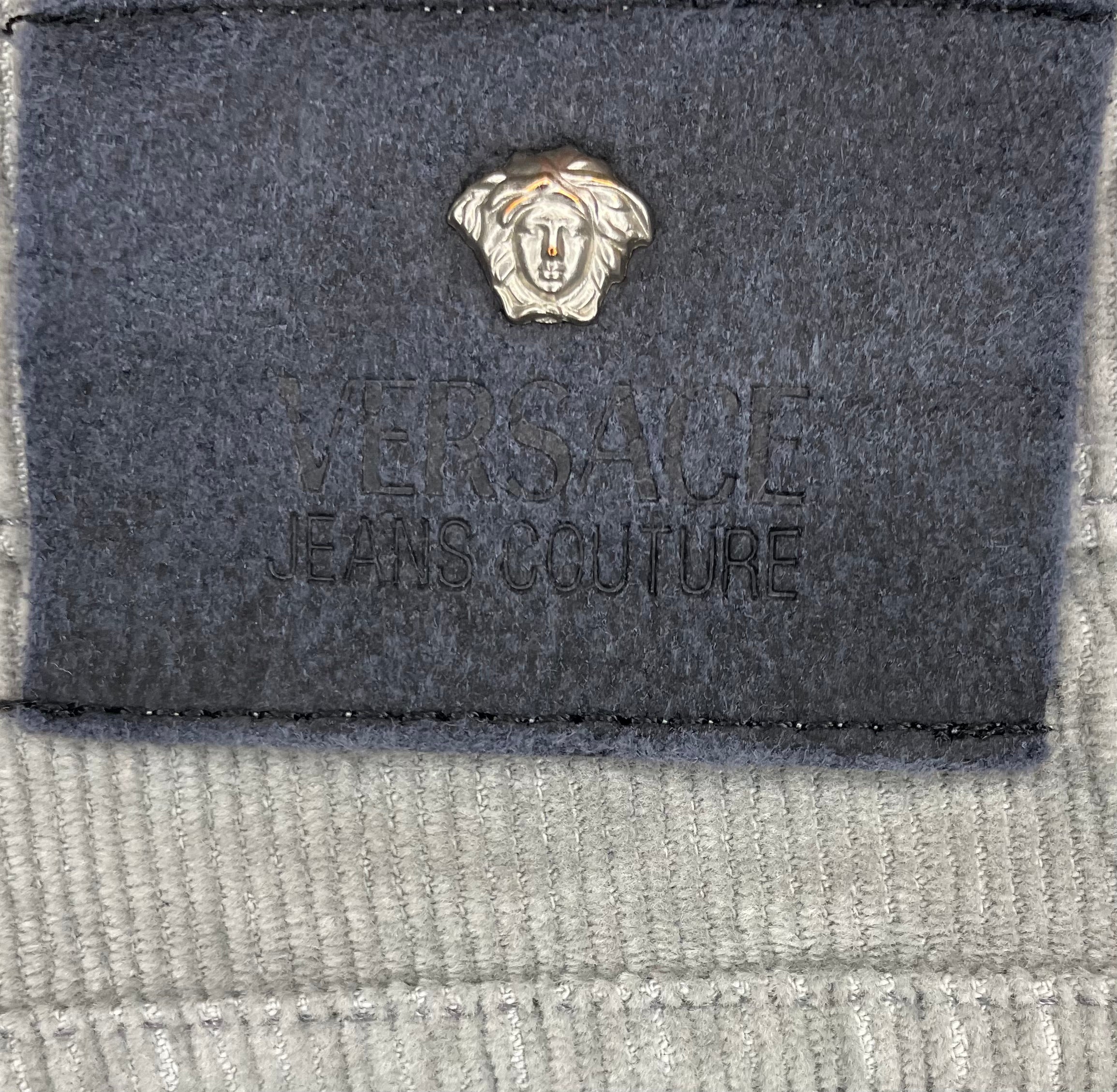 Versace Cordhose Grau Größe 32