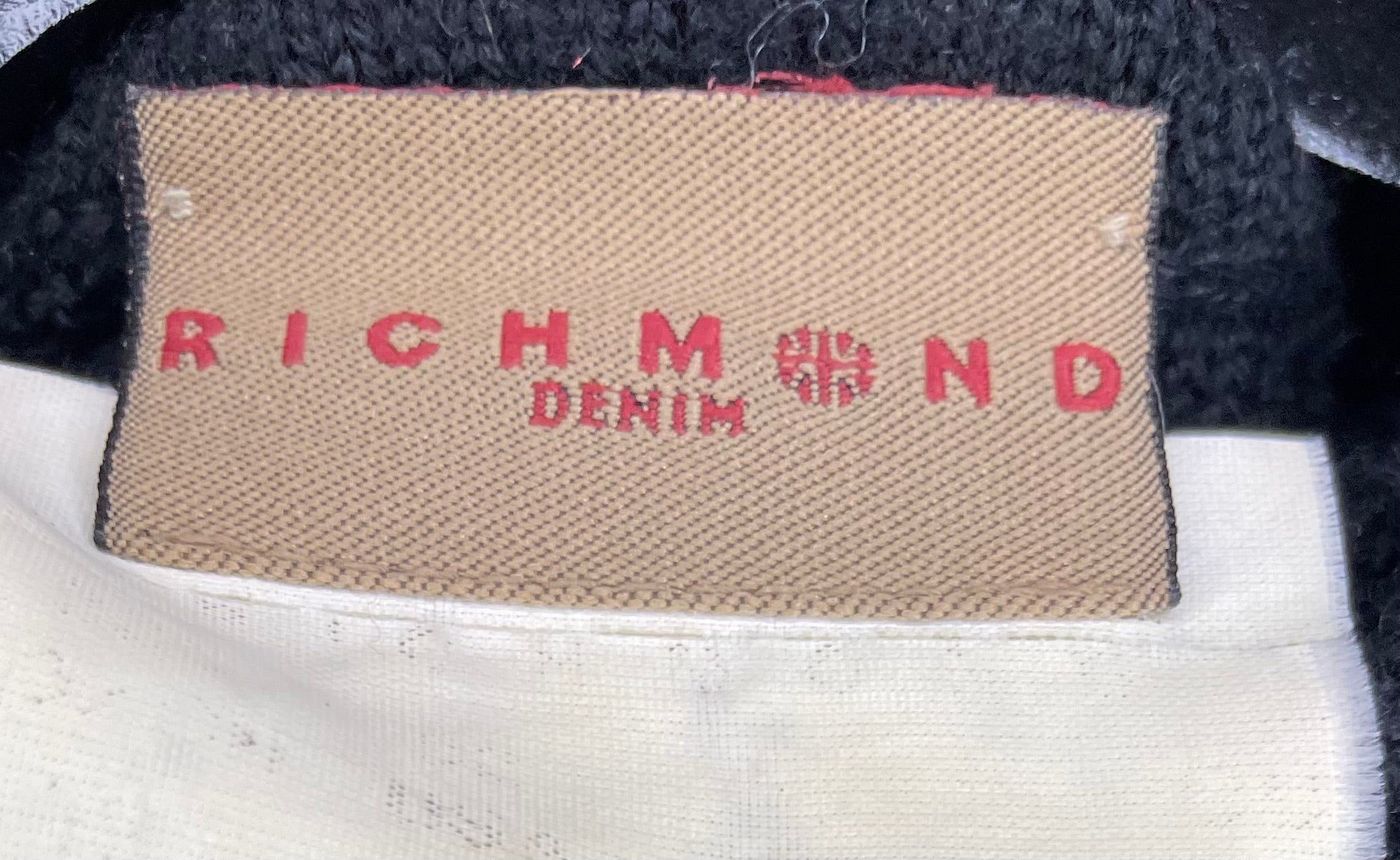 John Richmond Merino Strickpolunder Schwarz Größe S Damen