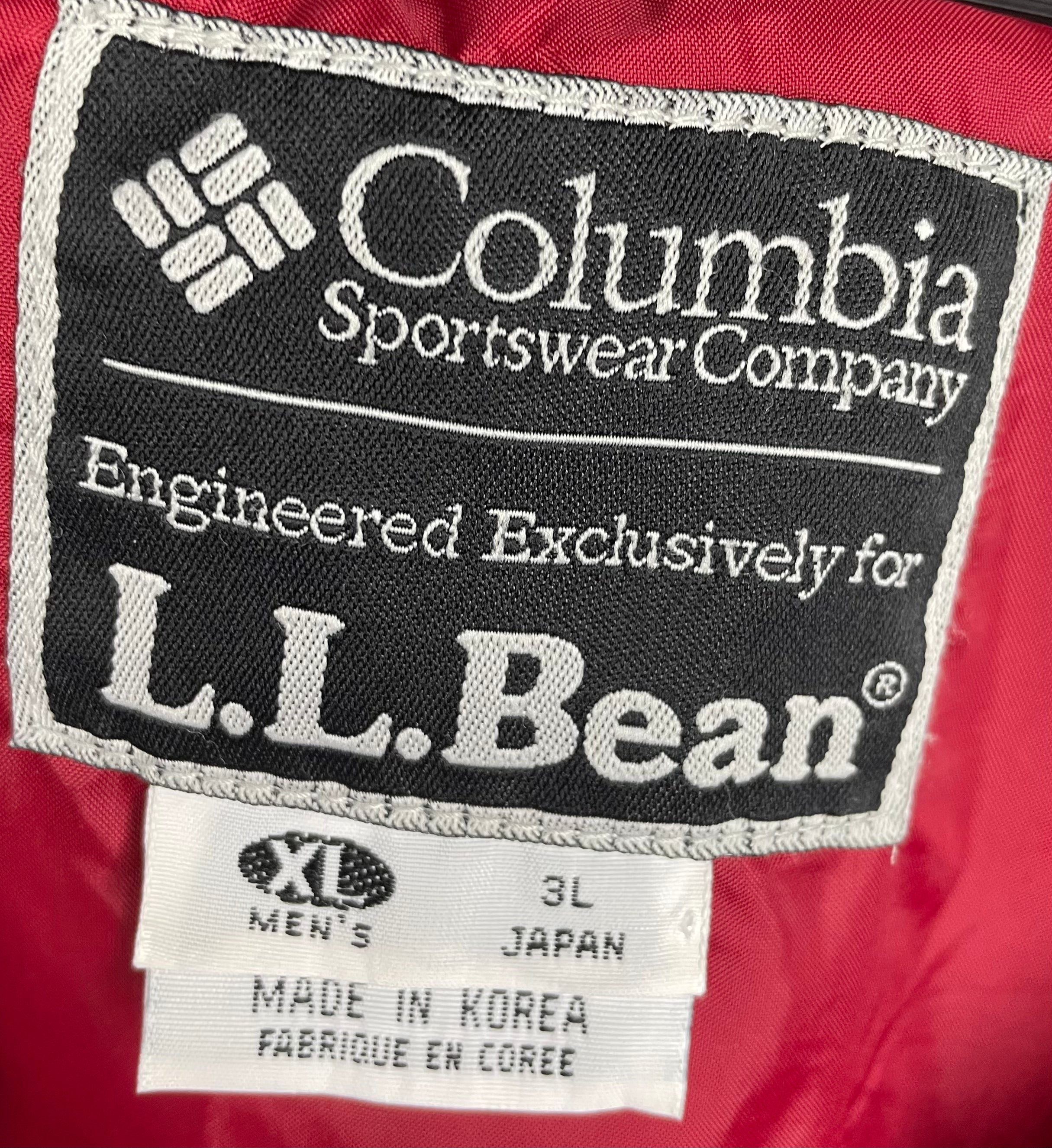 Columbia Vintage Winterjacke Rot/Blau Größe XL