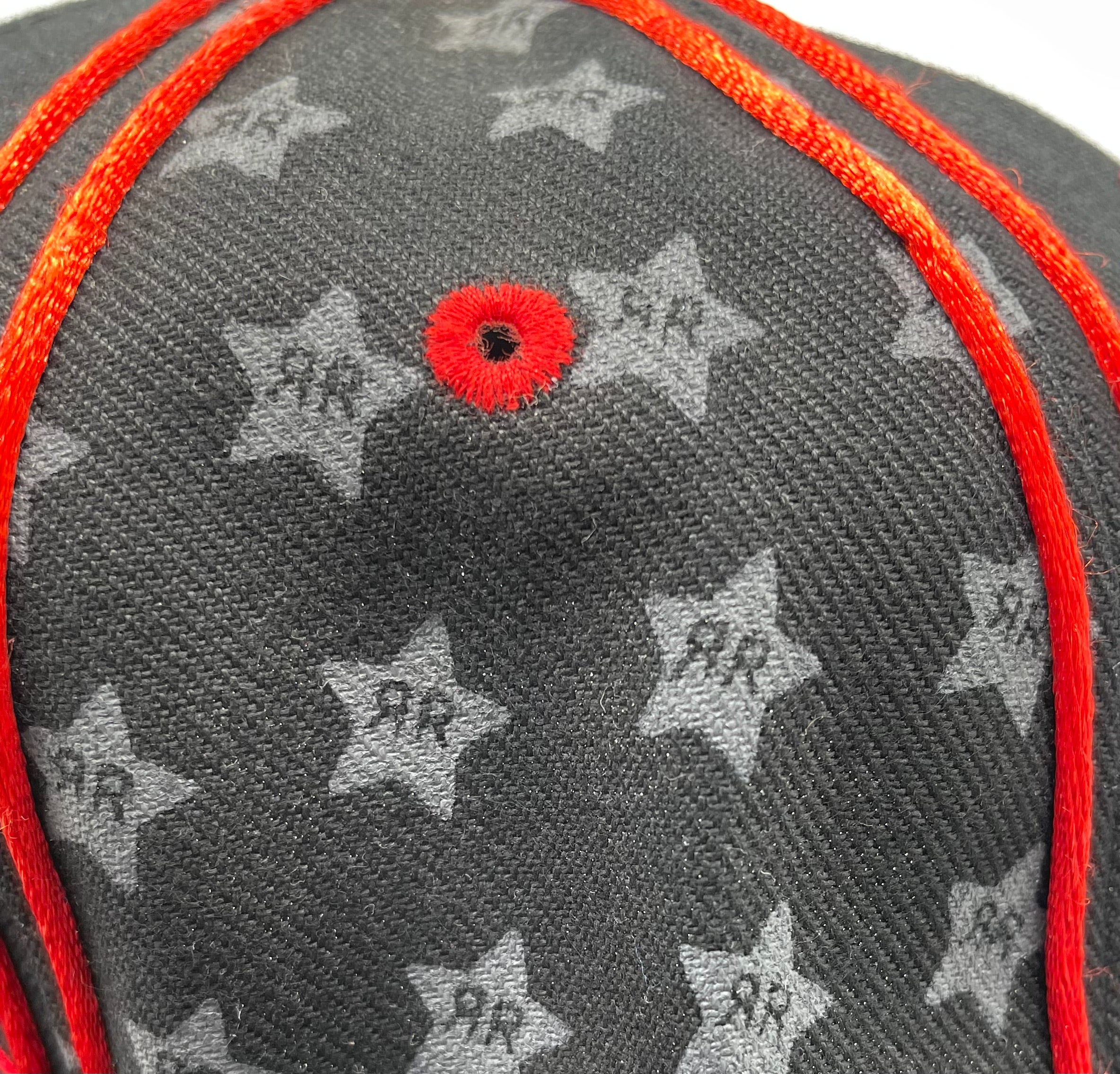One Industries Fitted Cap Rockstar Energy Drink Schwarz Größe S
