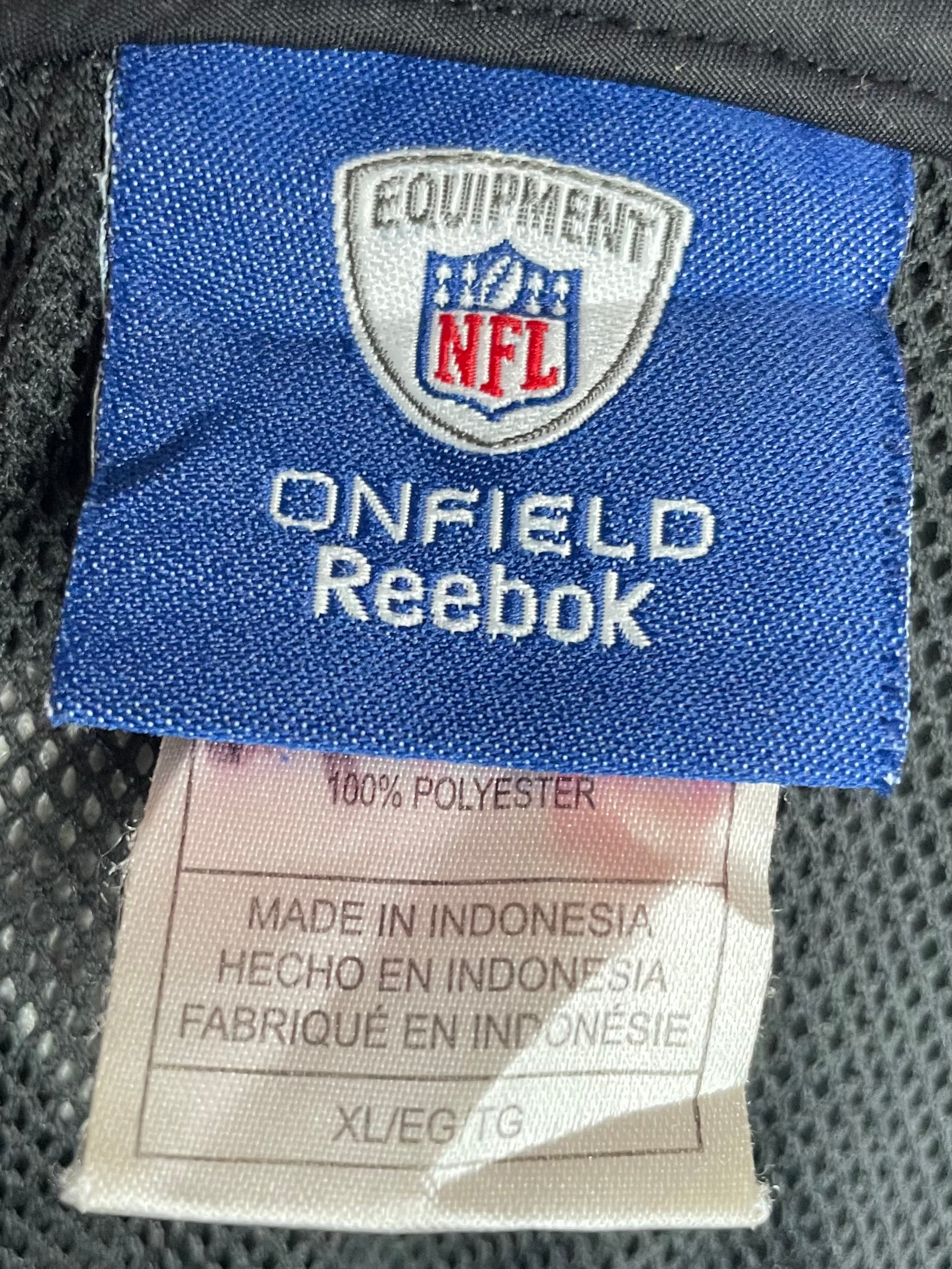 Reebok OnField Regenjacke Pittsburgh Steelers Schwarz Größe XL