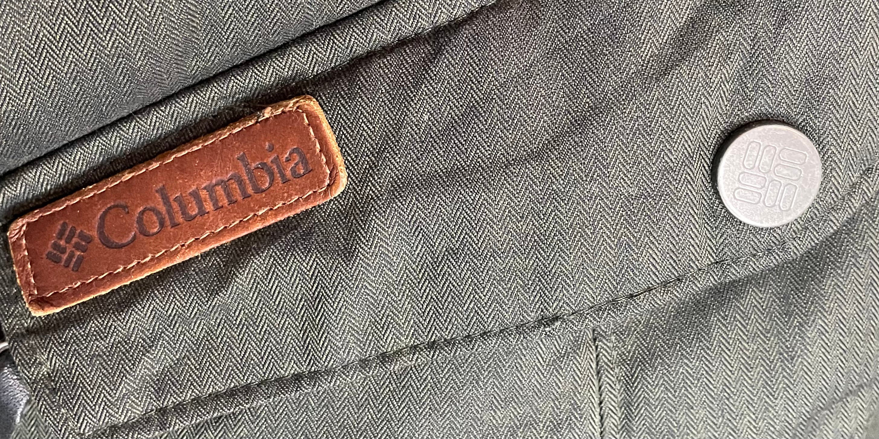 Columbia Vintage Daunen Winterjacke Dunkelgrün Größe XL