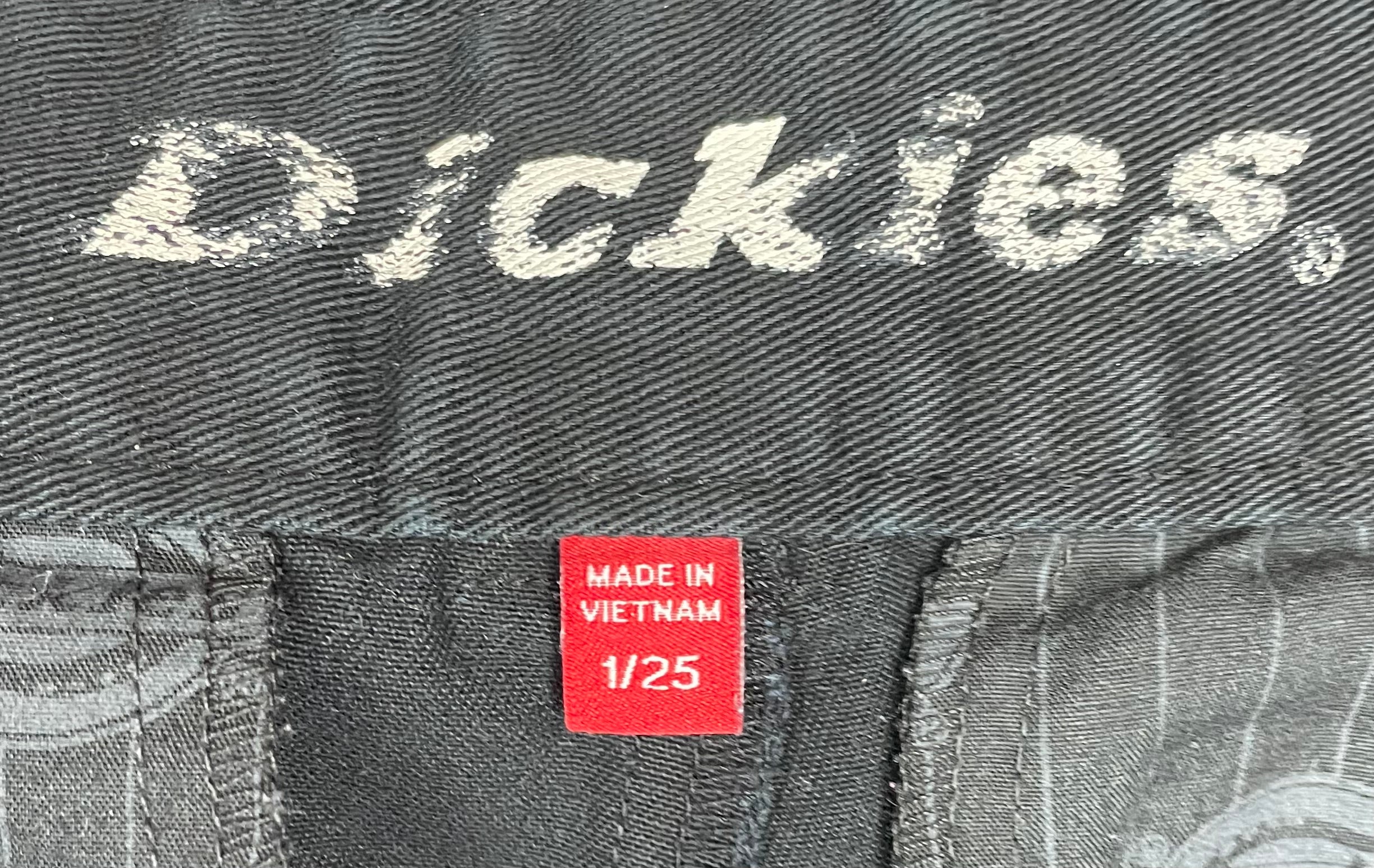 Dickies Jeans Schwarz Worker Crop Größe 1/25 Damen