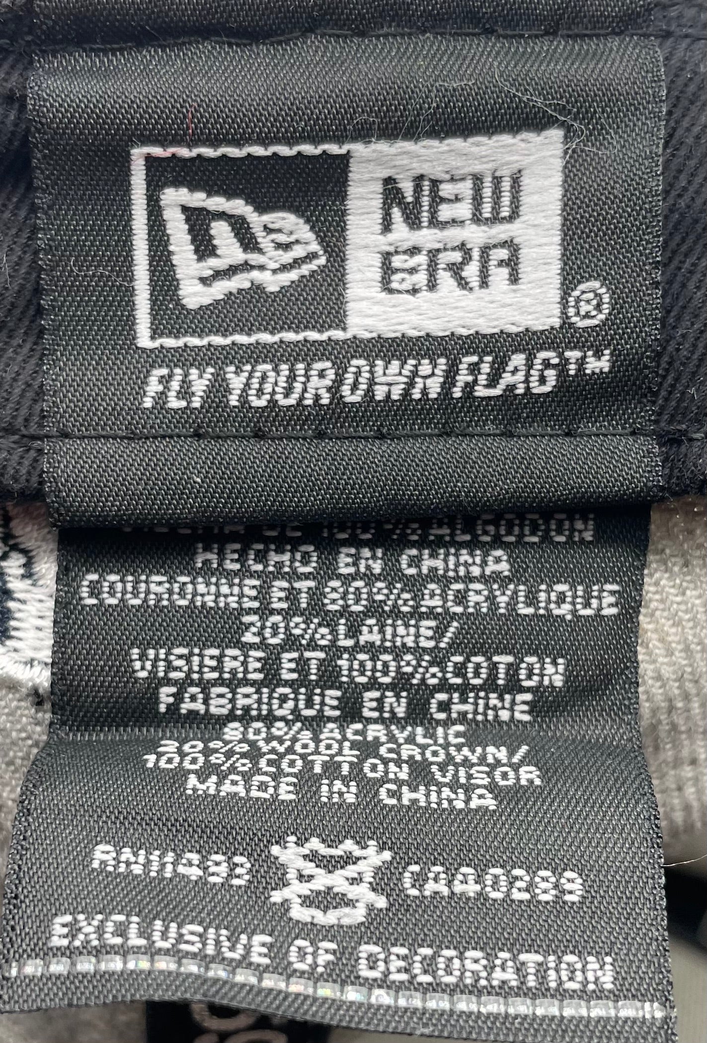 New Era Fittet Cap Toronto Raptors Grau/Blau Größe 7 3/8