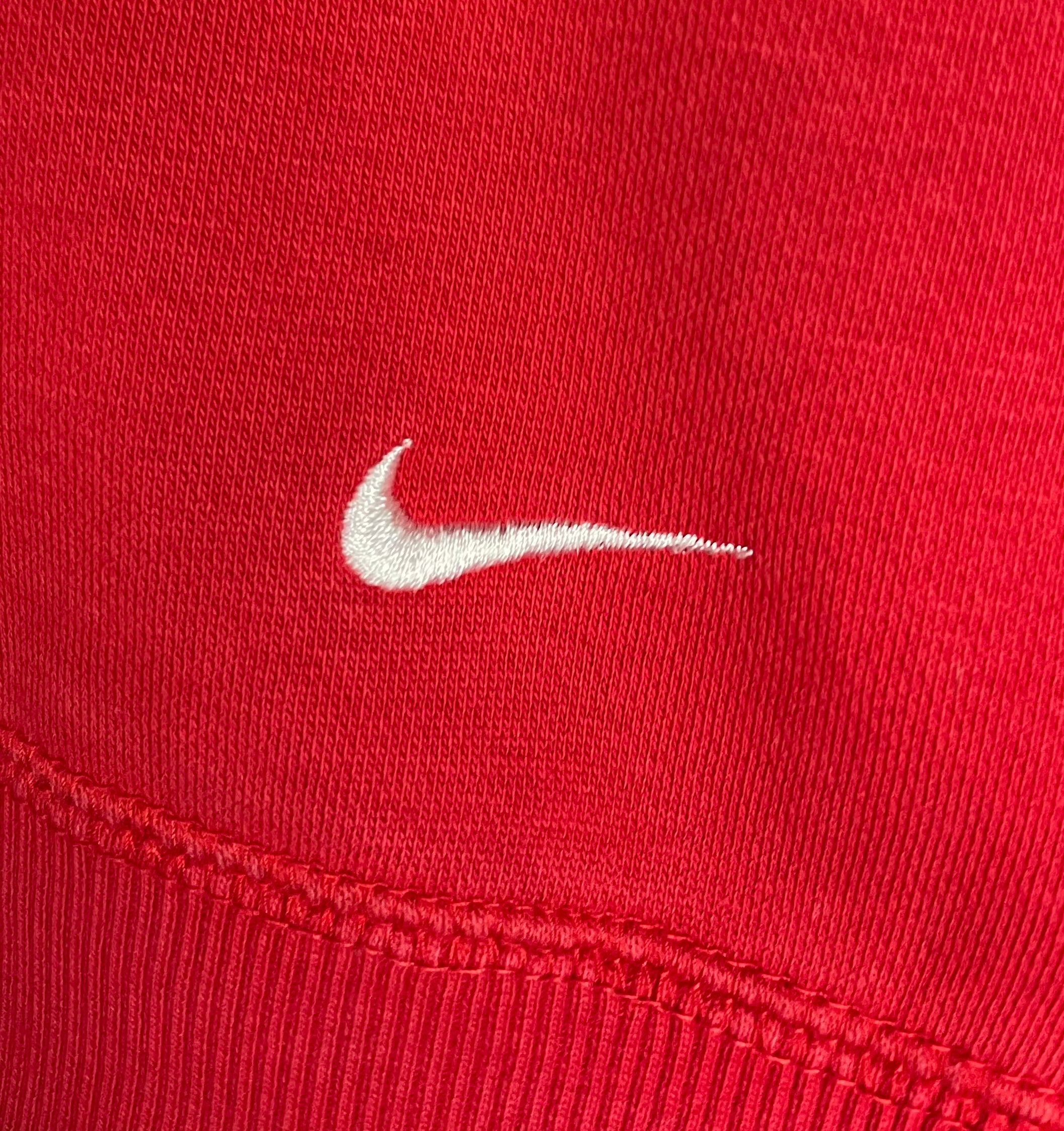 Nike Vintage Sweater bestickt Rot Größe L