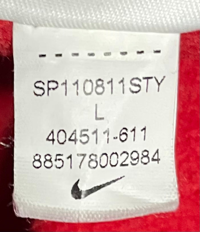 Nike Vintage Sweater bestickt Rot Größe L