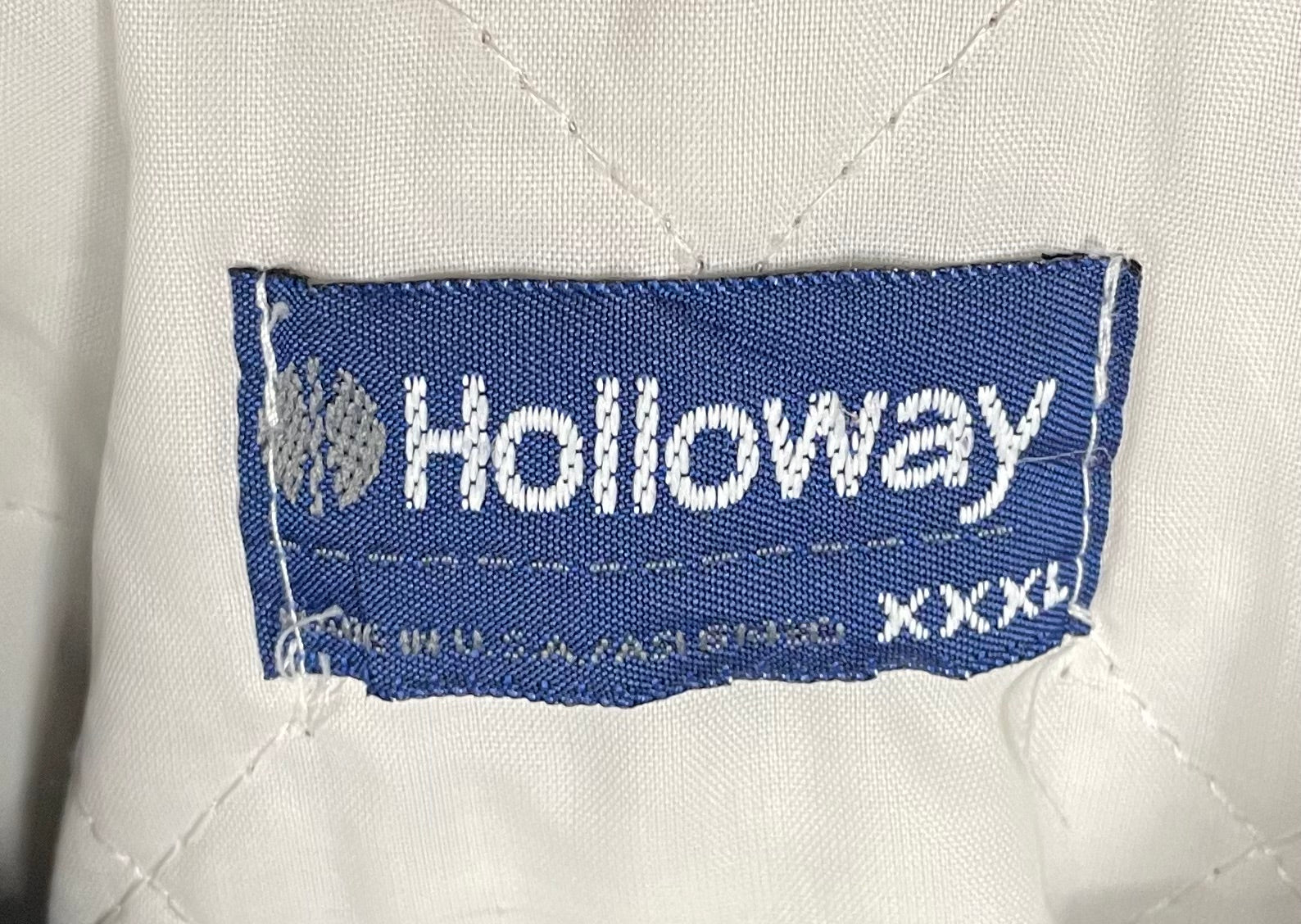 Holloway Vintage Baseball Jacke Blau Größe 3XL
