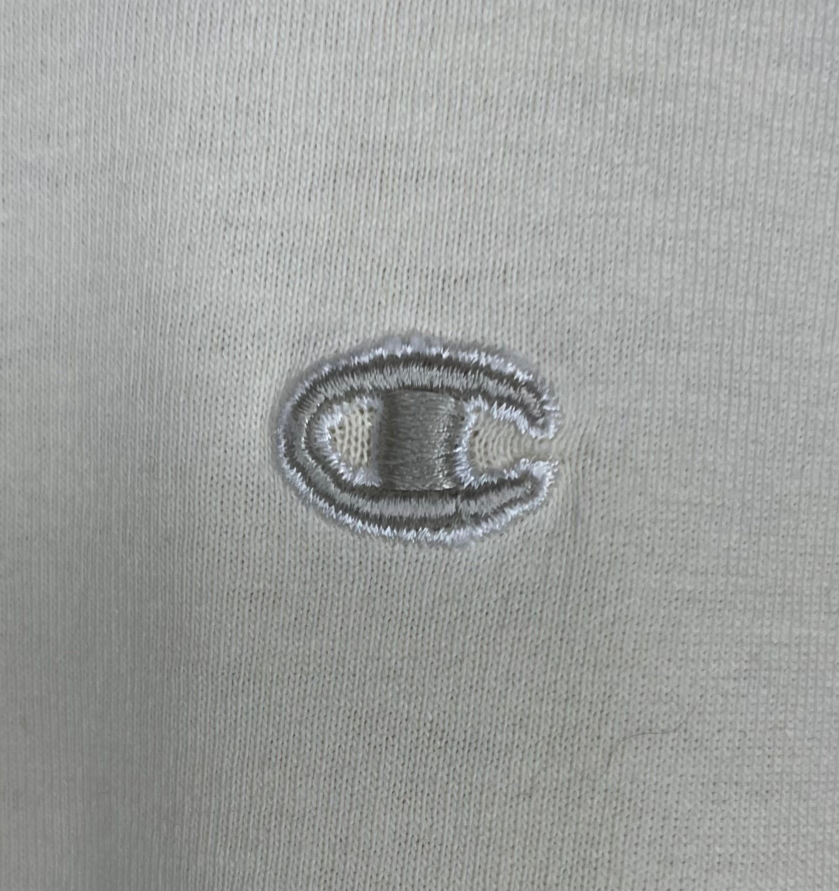 Champion Vintage T-Shirt Creme Größe L