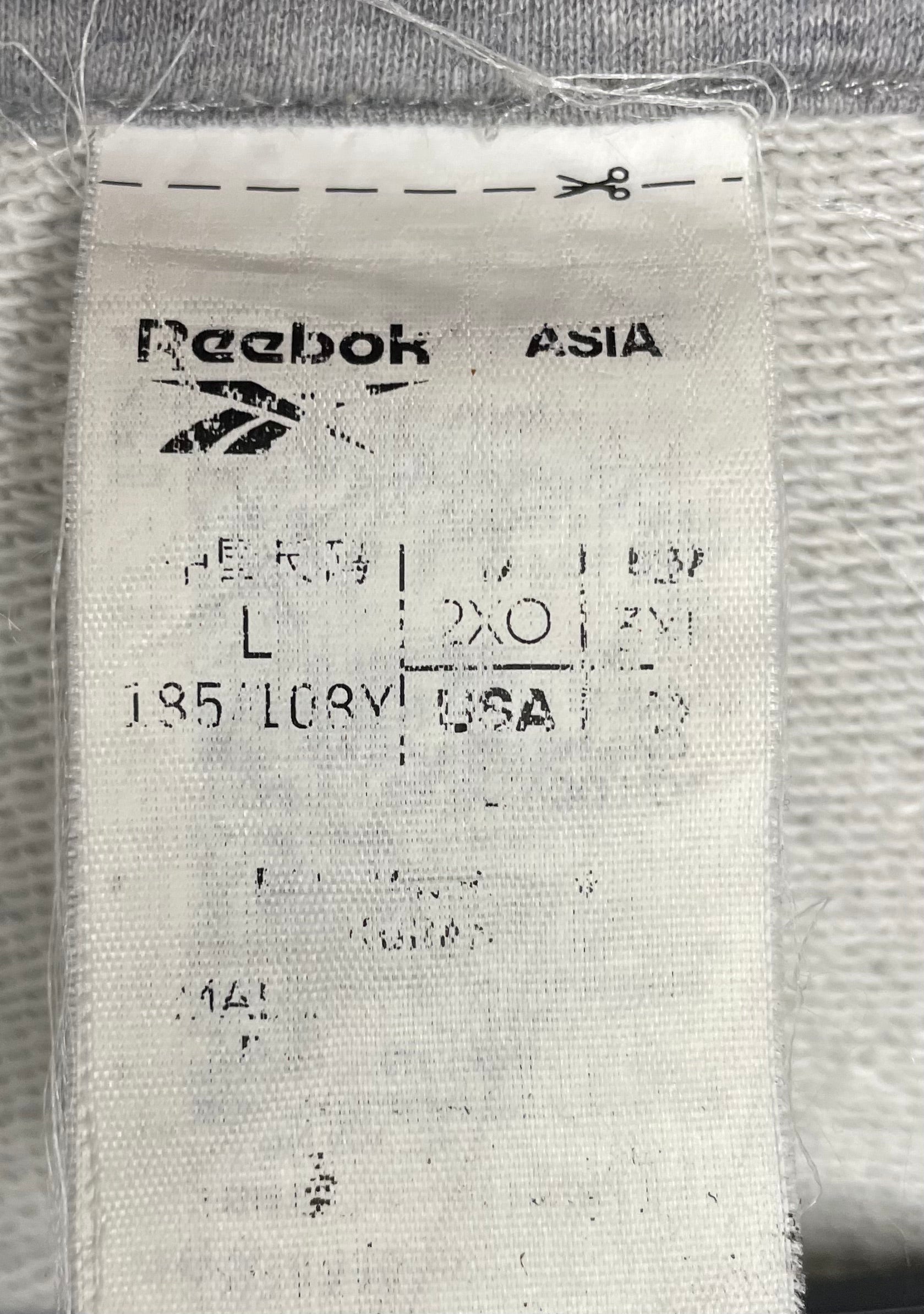 Reebok Vintage Sweater Grau/Weiß Größe L
