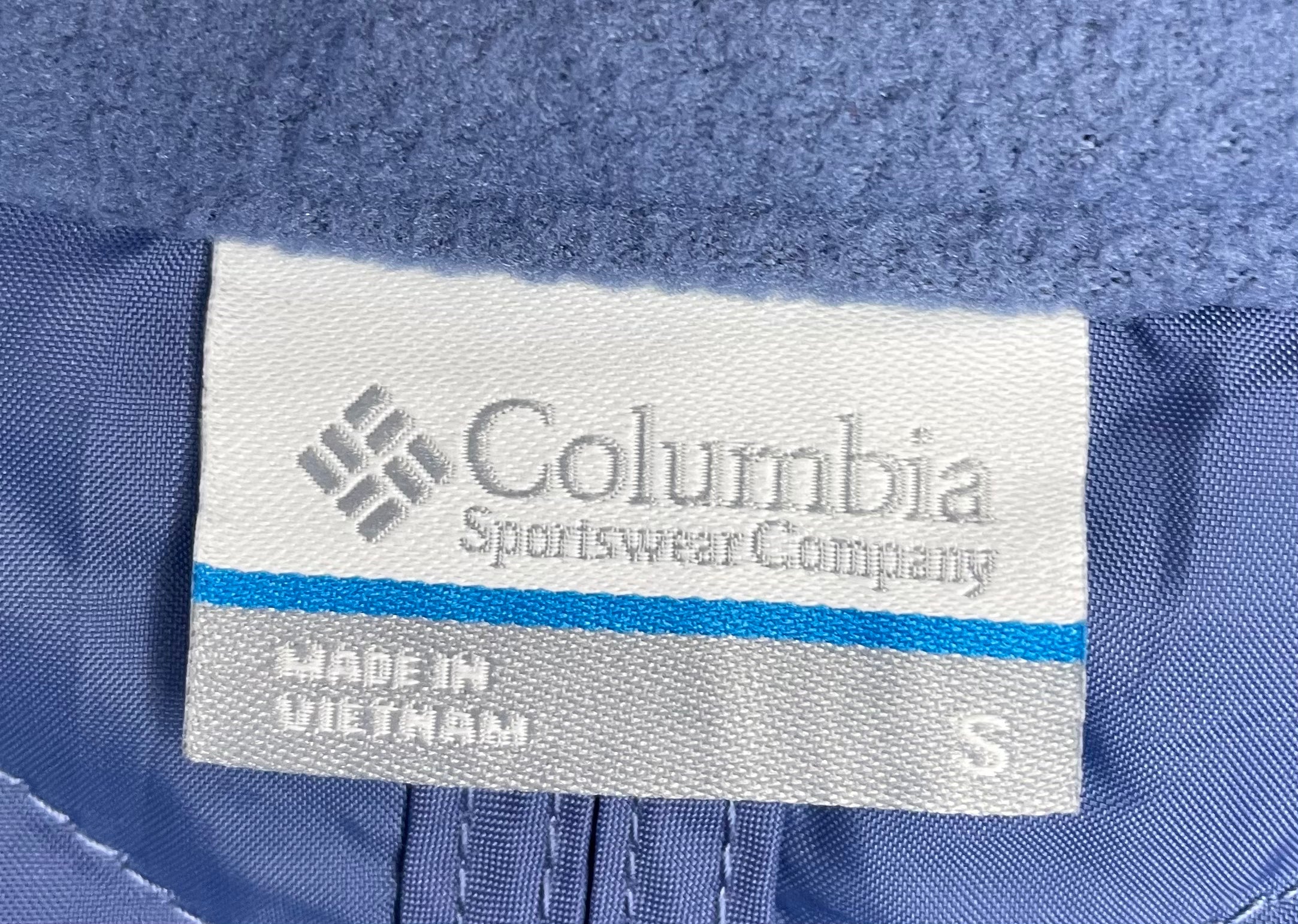 Columbia Vintage Steppweste Blau Größe S Damen