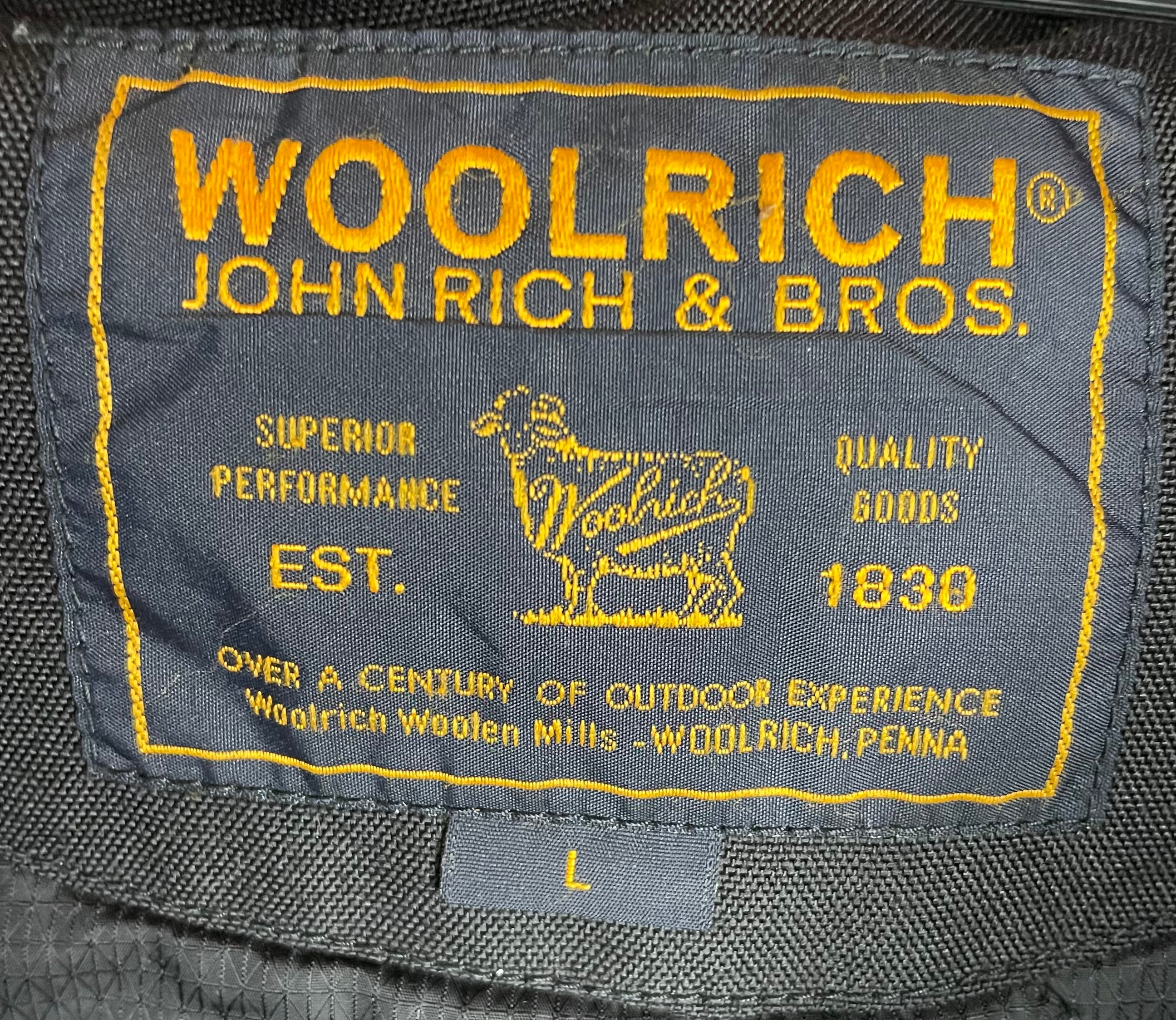 Woolrich Winterjacke Schwarz Größe L Kinder