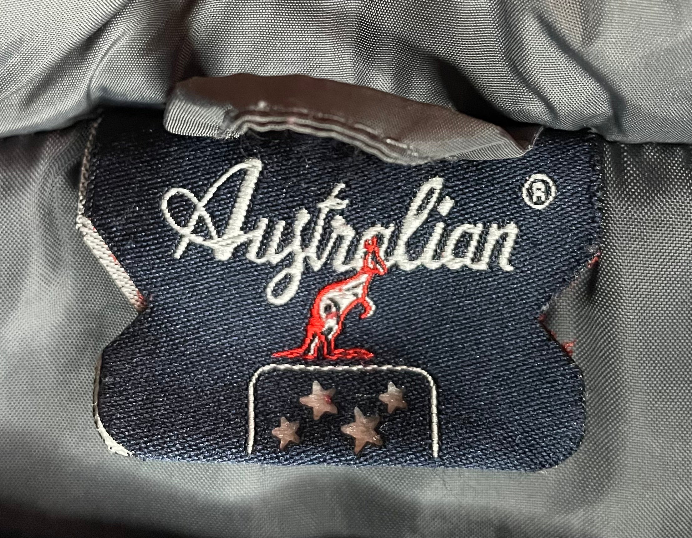 Australian Daunenmantel Grau Größe L Damen