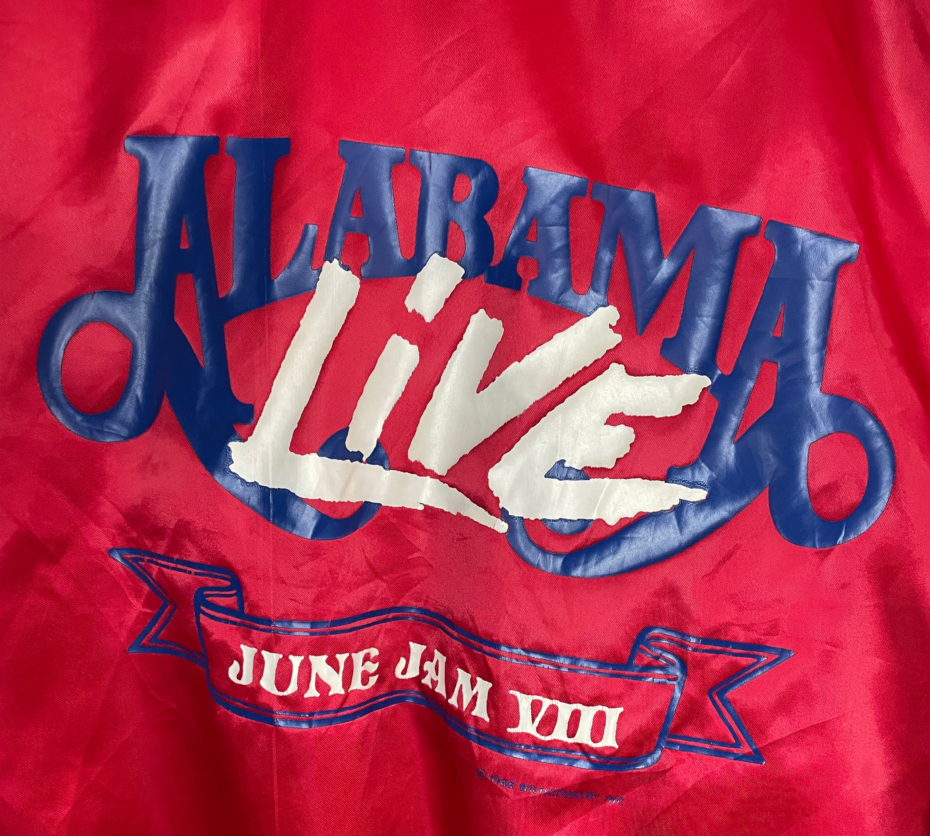 Promo USA Baseball Jacke Alabama Live Rot Größe M