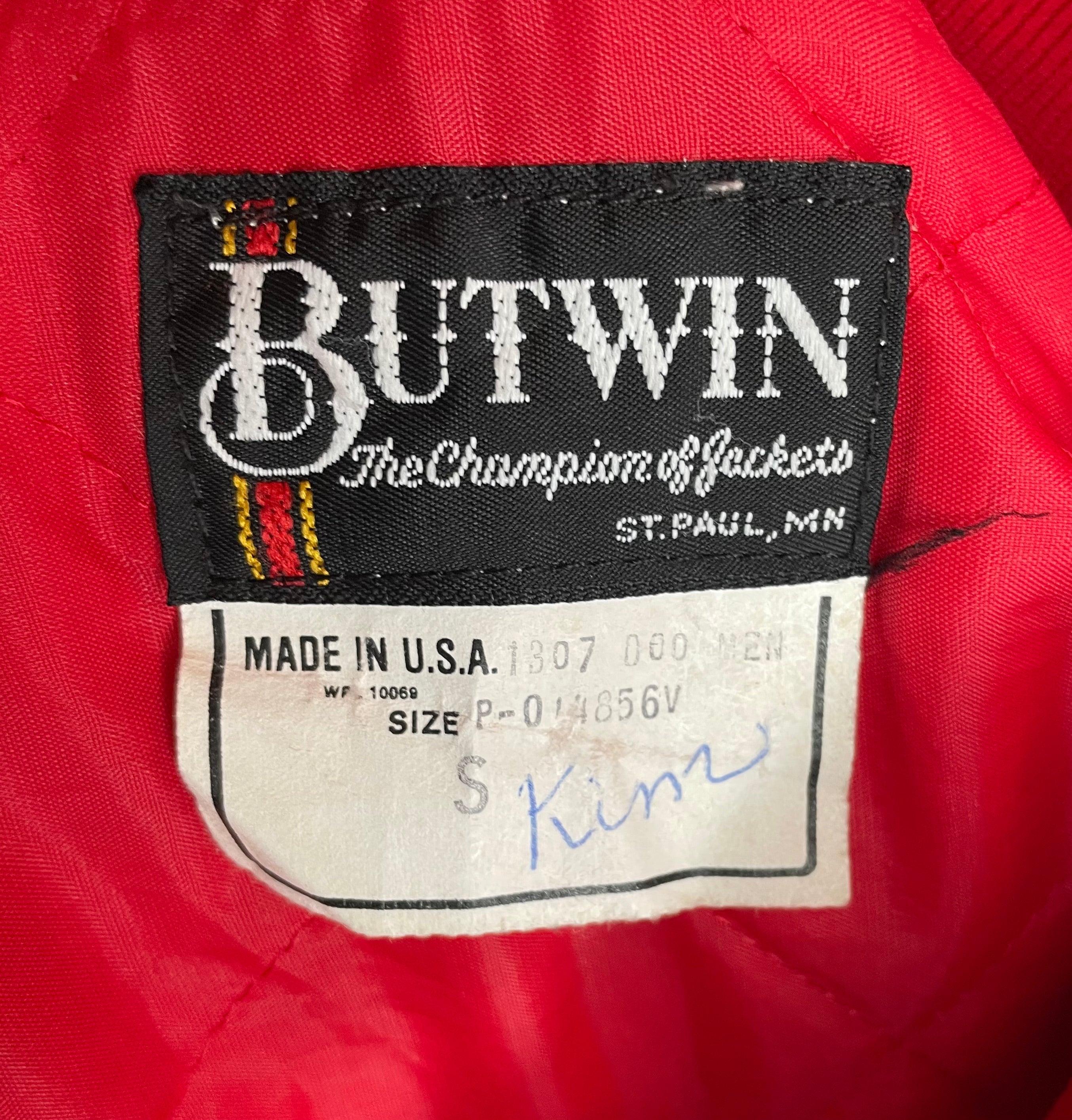 Butwin Baseball Jacke Polars Rot Größe S