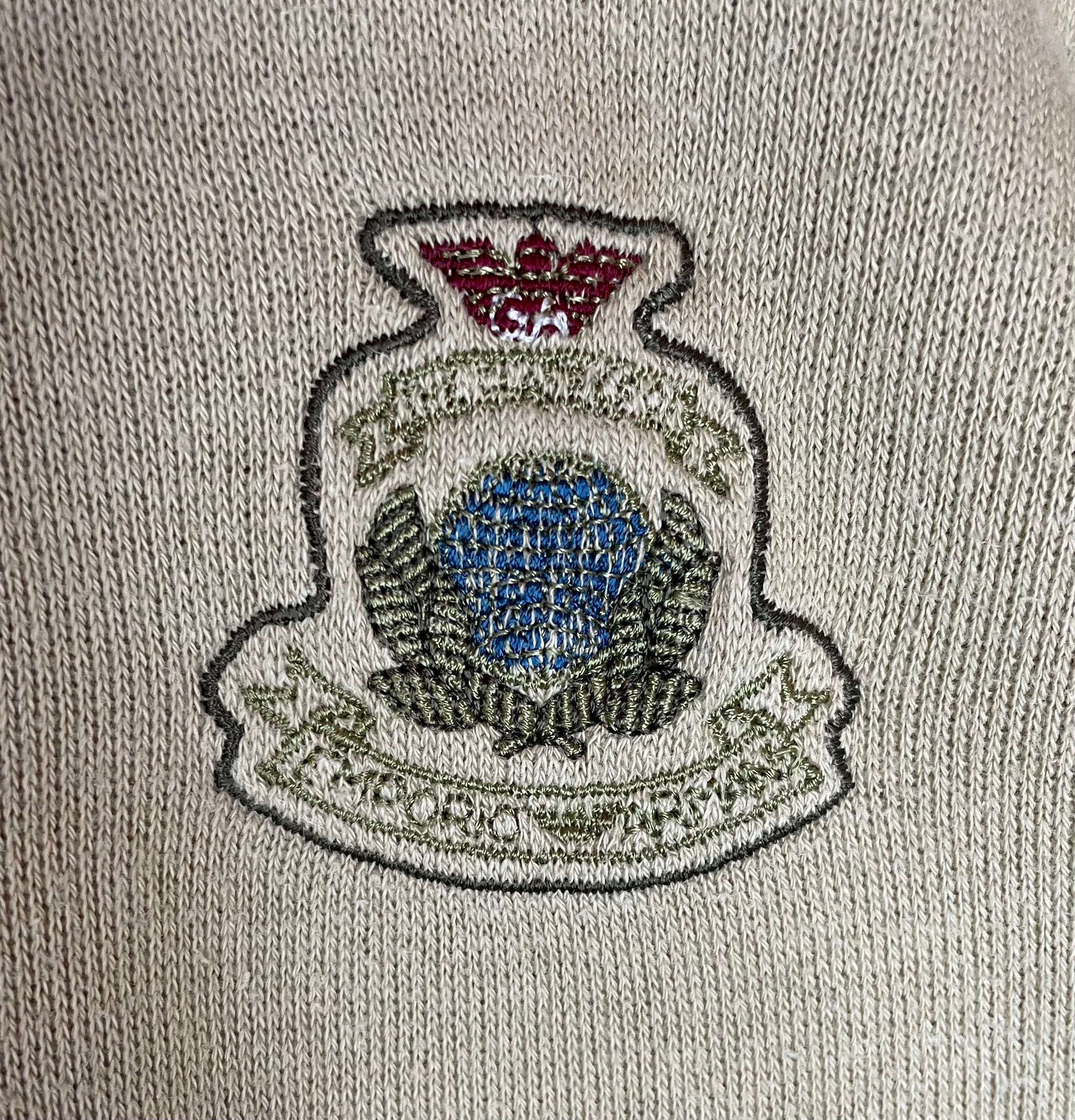 Armani Vintage Pullover Beige Größe M