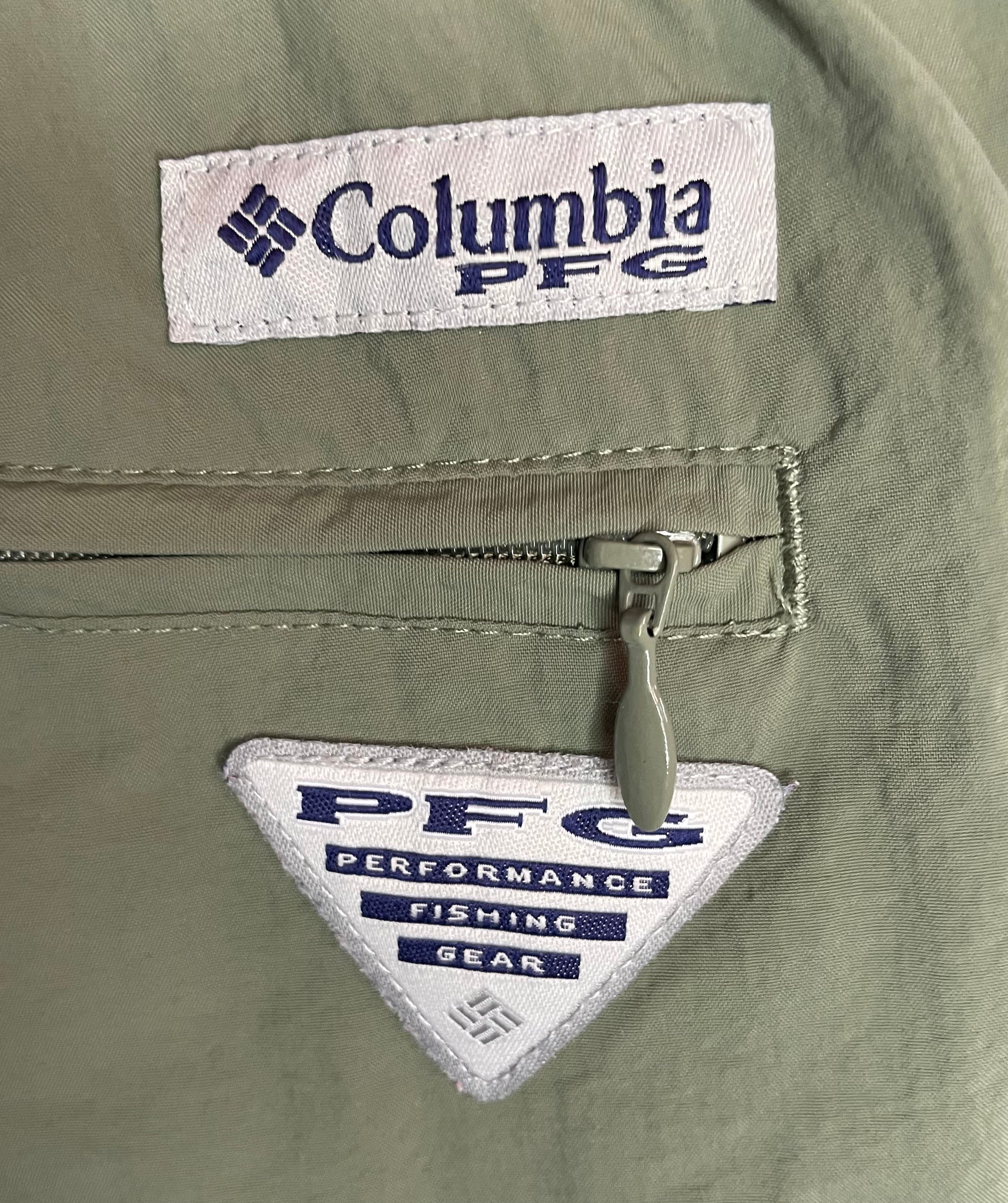 Columbia Wandershorts Olivgrün Größe M