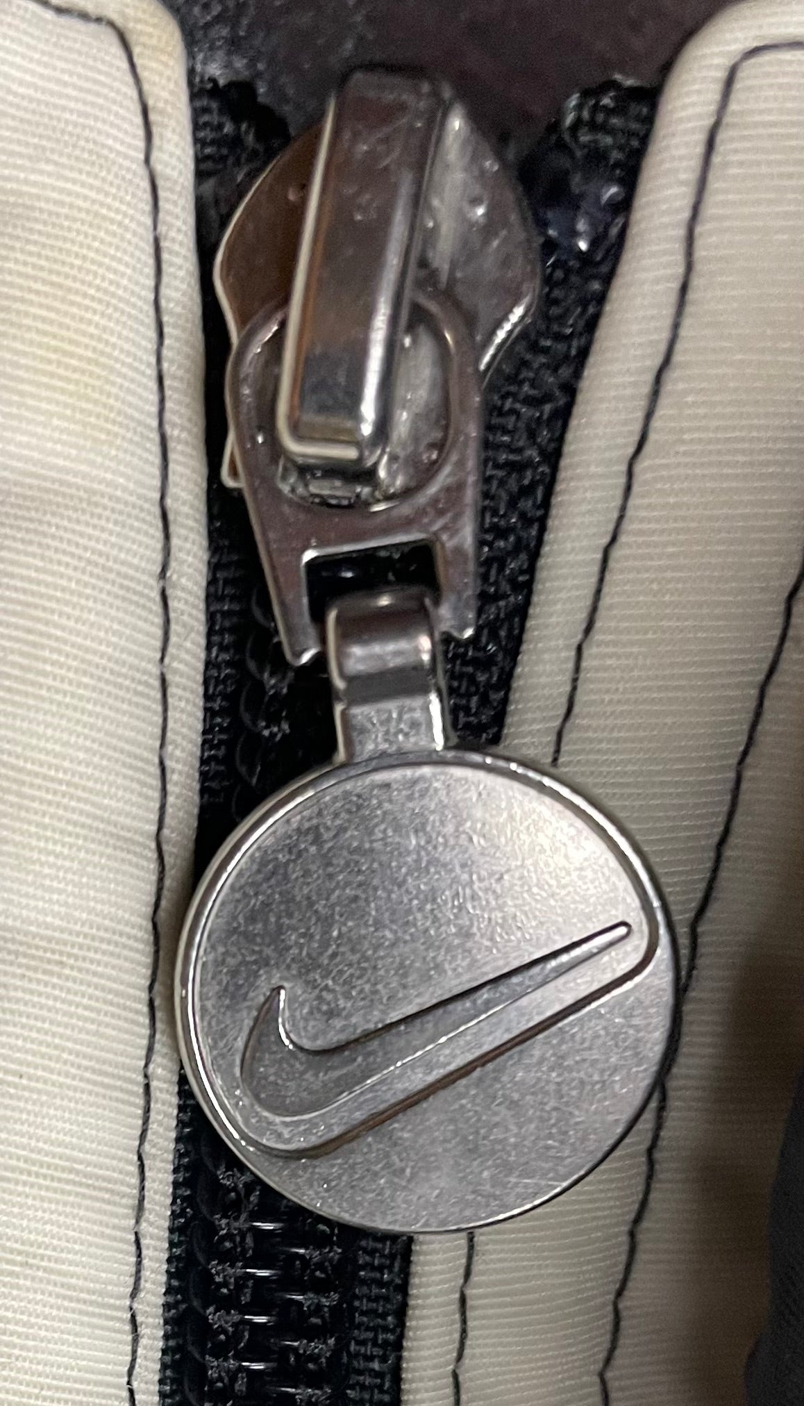 Nike Winterjacke Weiß/Grau Größe XL